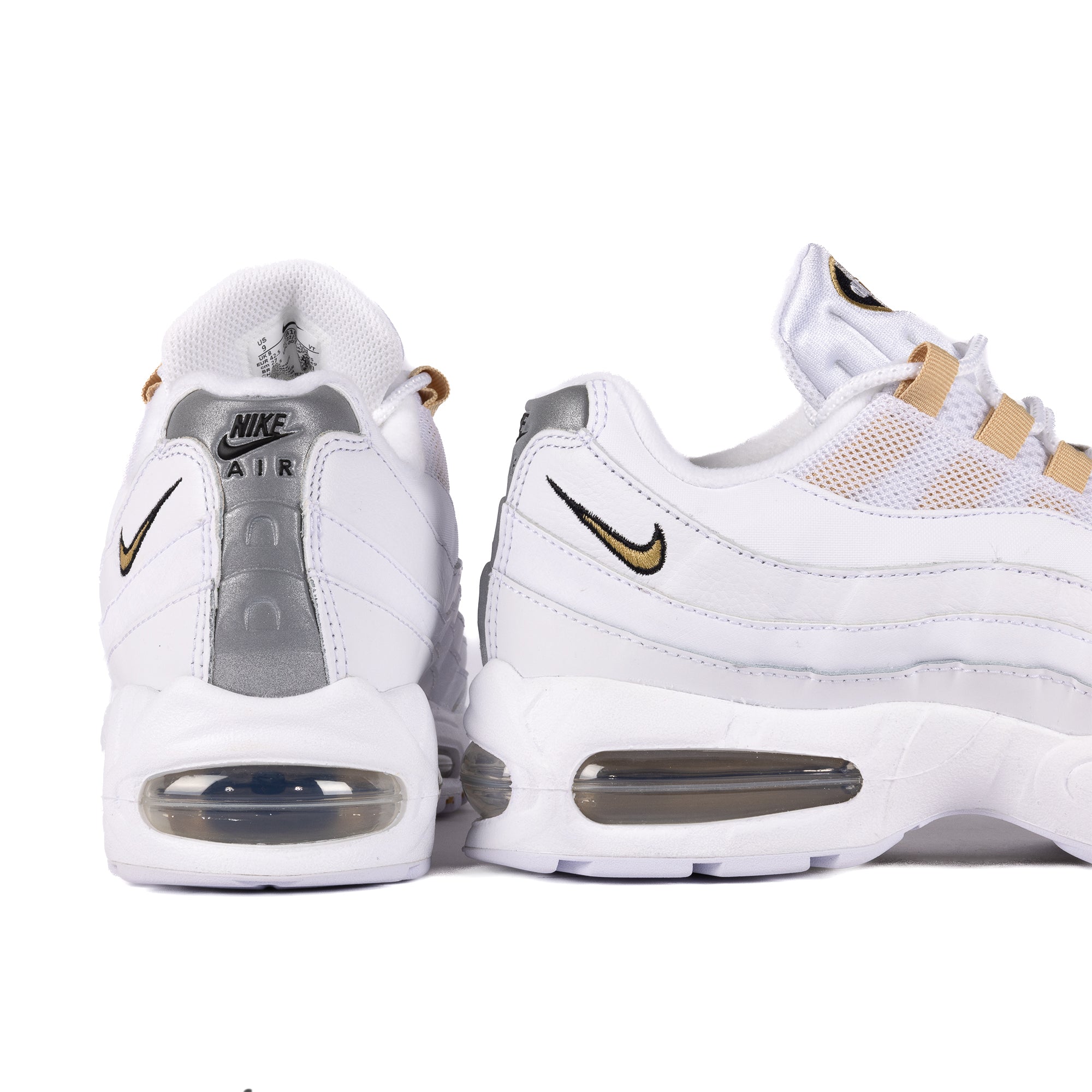 Nike Air Max 95 OG White/Metallic Gold/Black/Pearl Grey IB1667-101