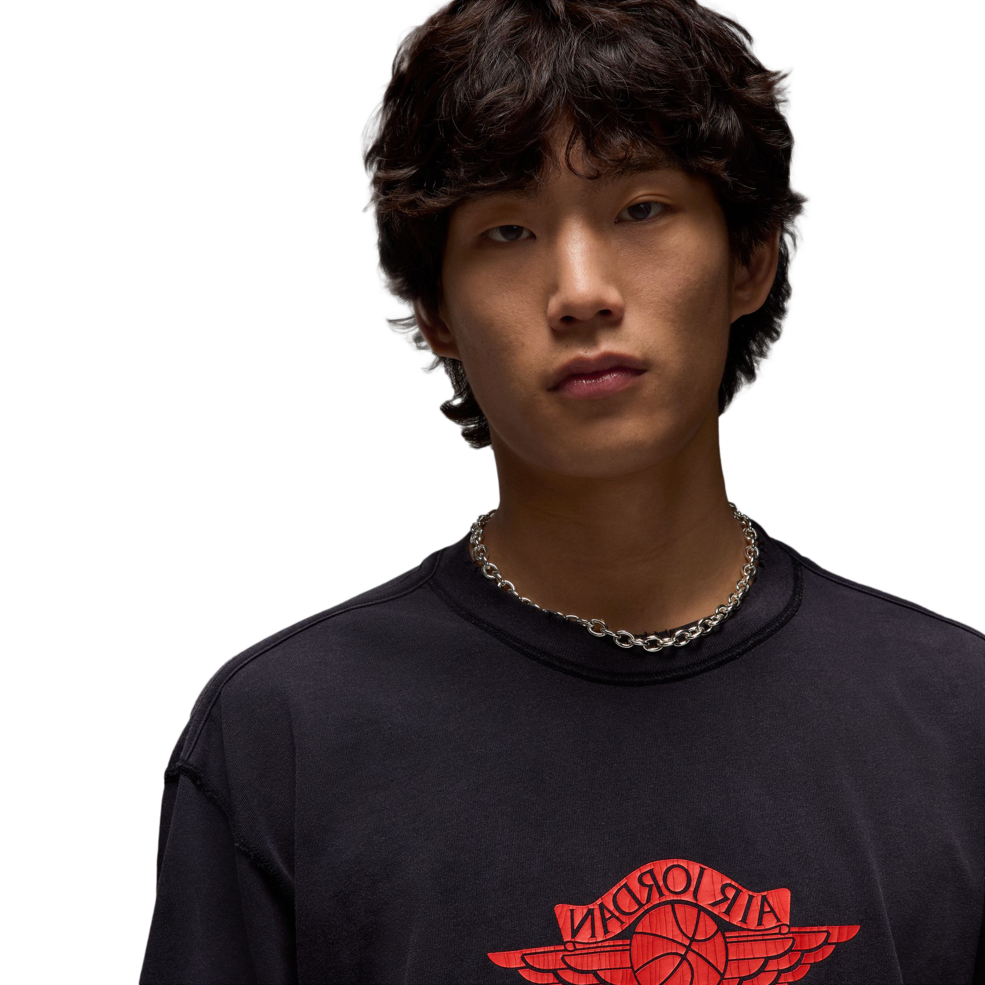 Nike Jordan Rare Air Men's T-Shirt Black/Chile Red IB3130-010