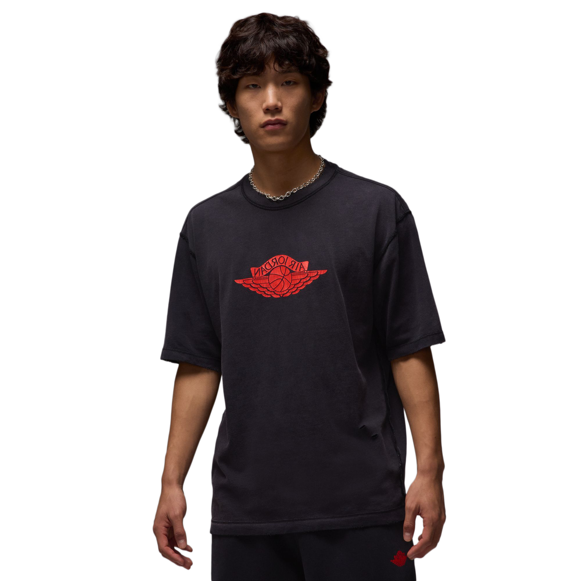 Nike Jordan Rare Air Men's T-Shirt Black/Chile Red IB3130-010