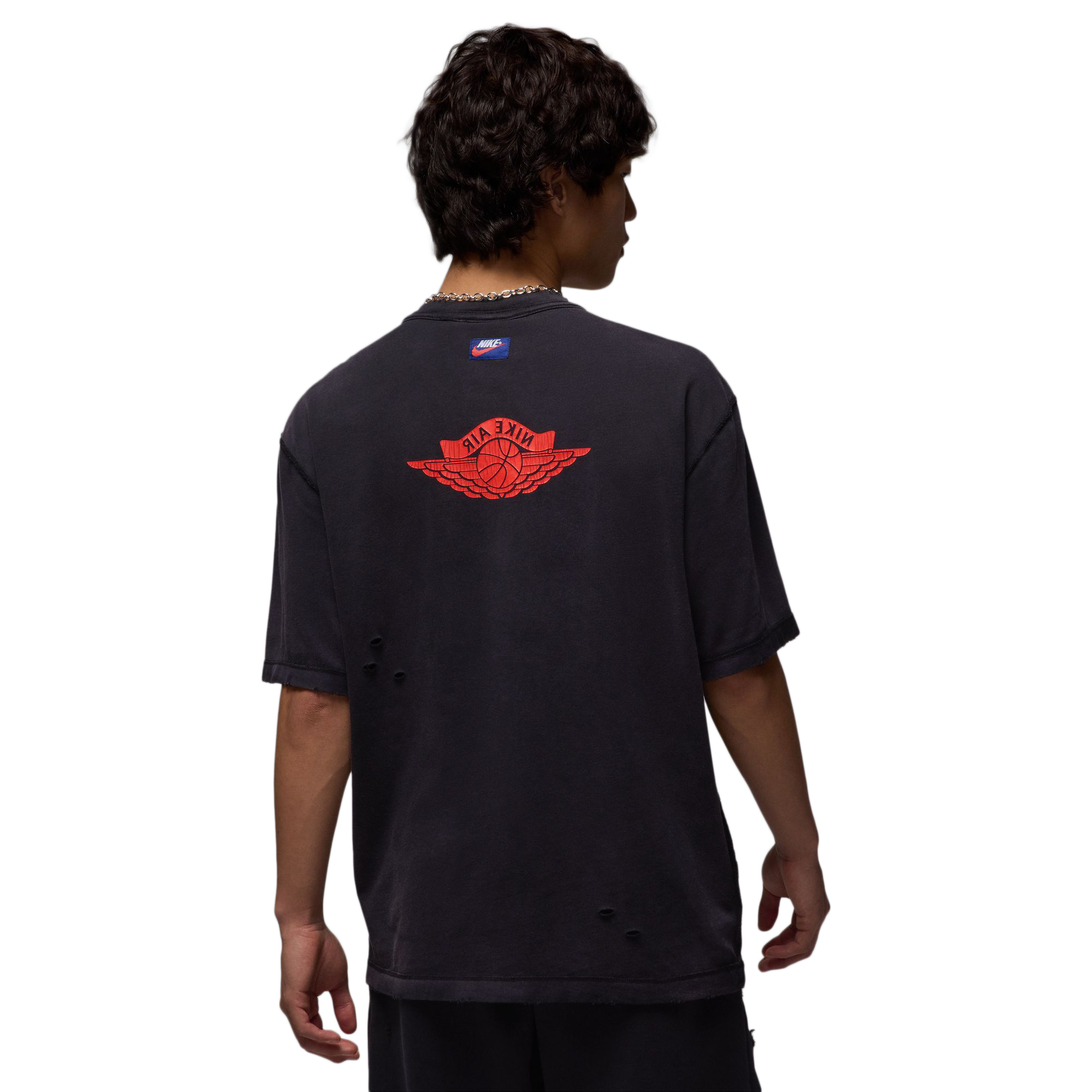 Nike Jordan Rare Air Men's T-Shirt Black/Chile Red IB3130-010