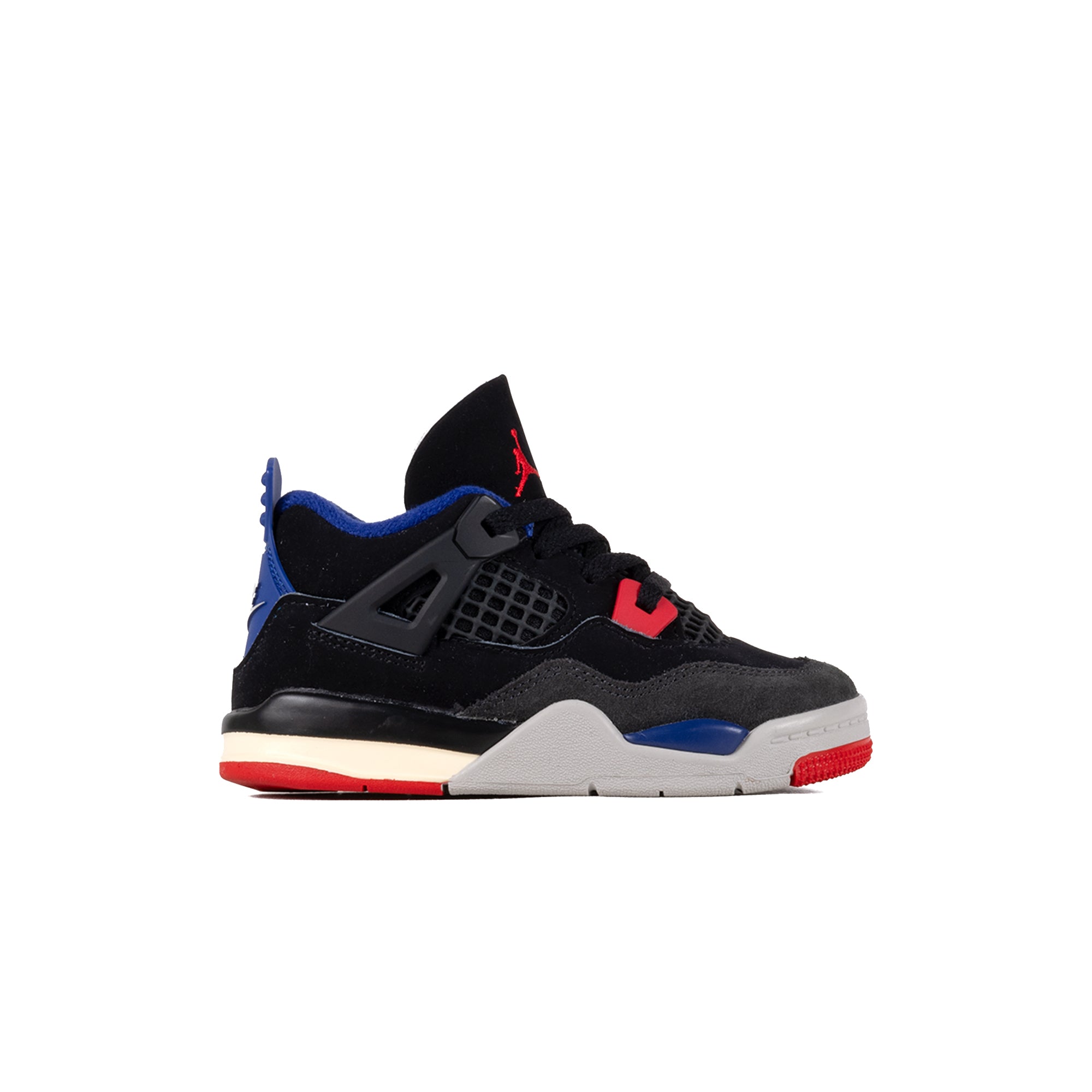 Nike Air Jordan 4 Retro OG (TD) Black/Fire Red/Deep Royal Blue IB4387-003