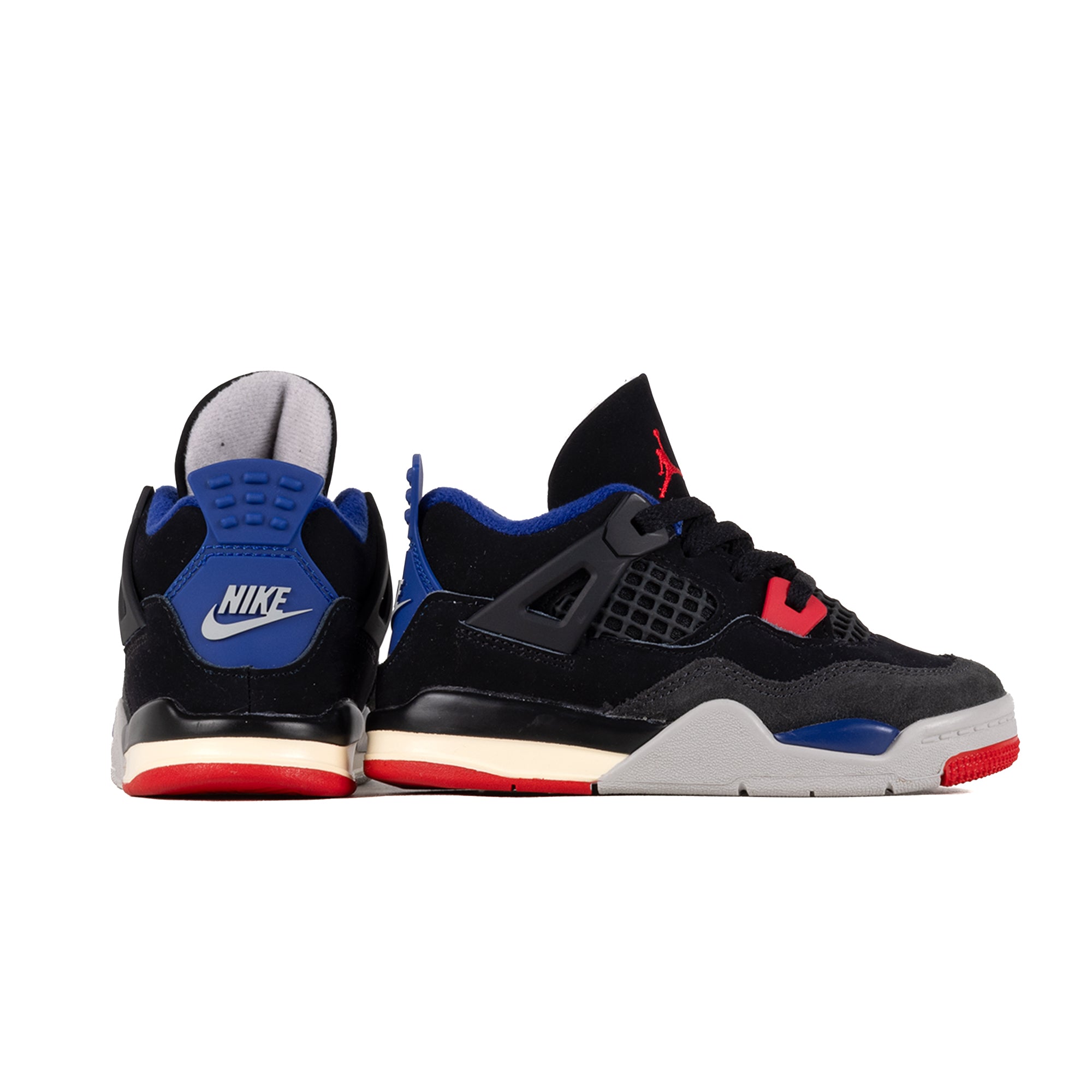 Nike Air Jordan 4 Retro OG (TD) Black/Fire Red/Deep Royal Blue IB4387-003