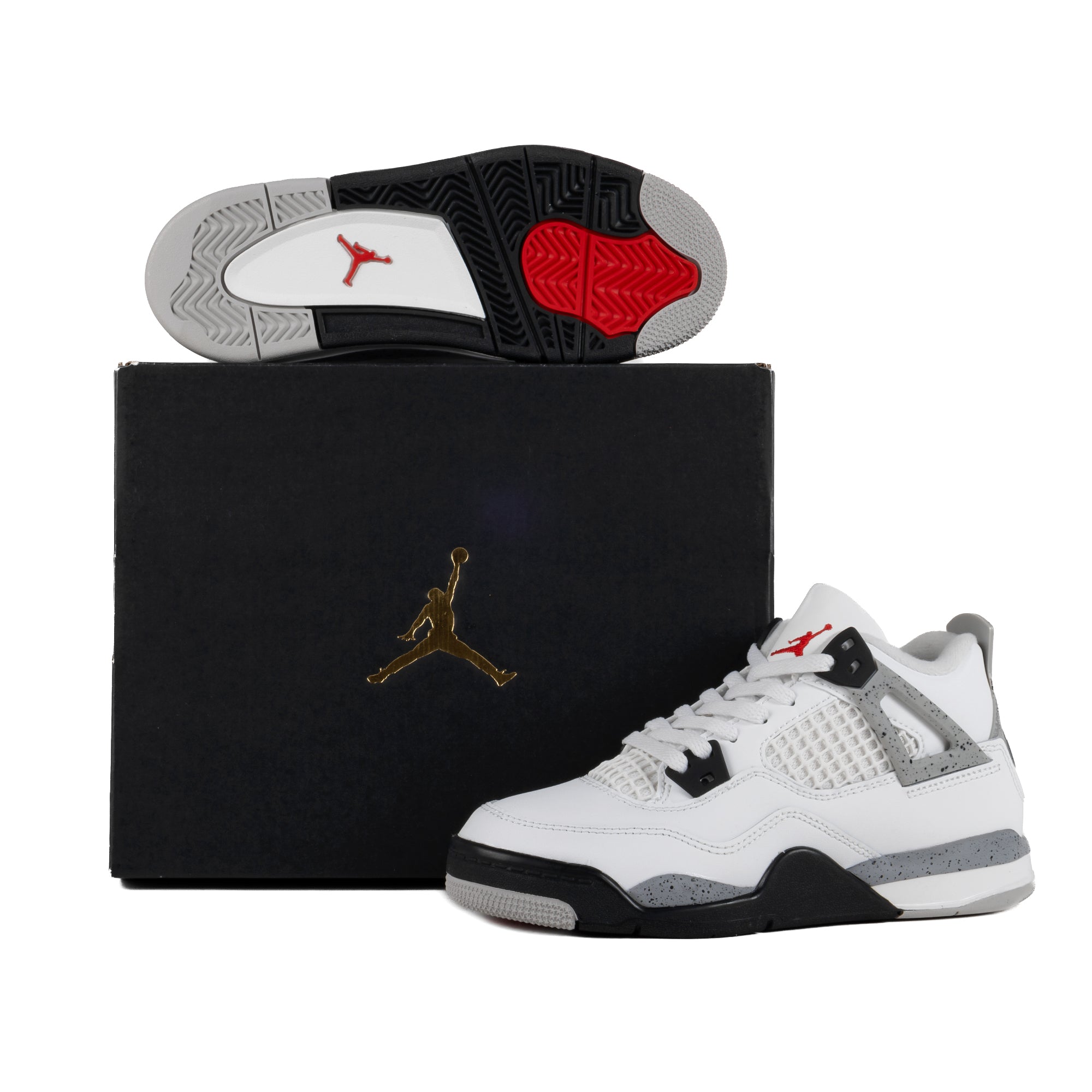 Nike Air Jordan 4 Retro OG "White Cement" (PS) IB4388-100