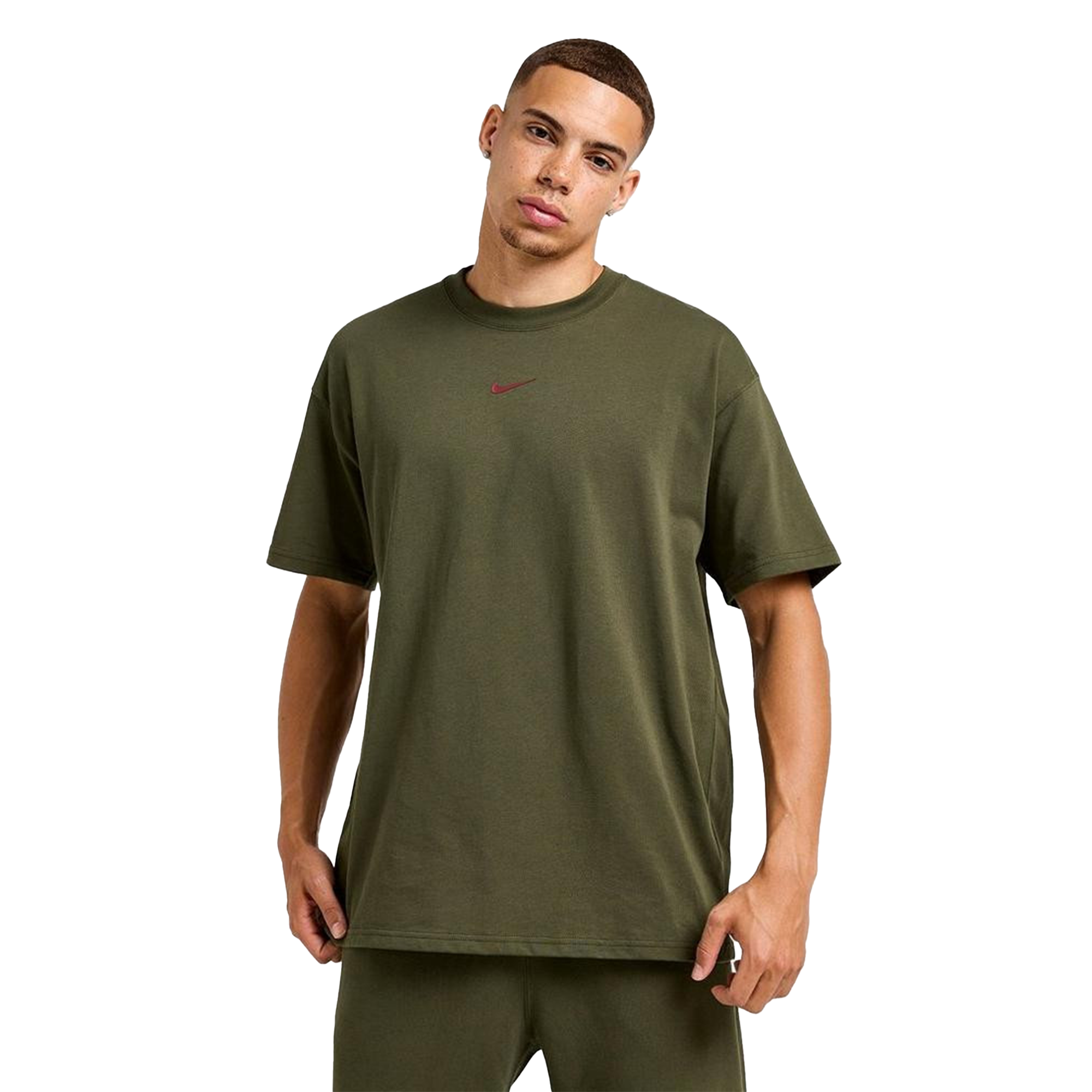 Nike NOCTA Men's NRG Cs Tee Cargo Khaki/Team Red IB5673-325