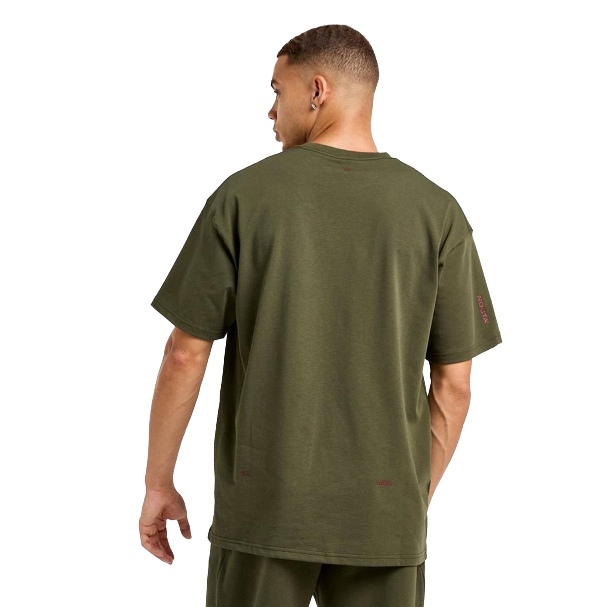 Nike NOCTA Men's NRG Cs Tee Cargo Khaki/Team Red IB5673-325