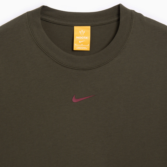 Nike NOCTA Men's NRG Cs Tee Cargo Khaki/Team Red IB5673-325