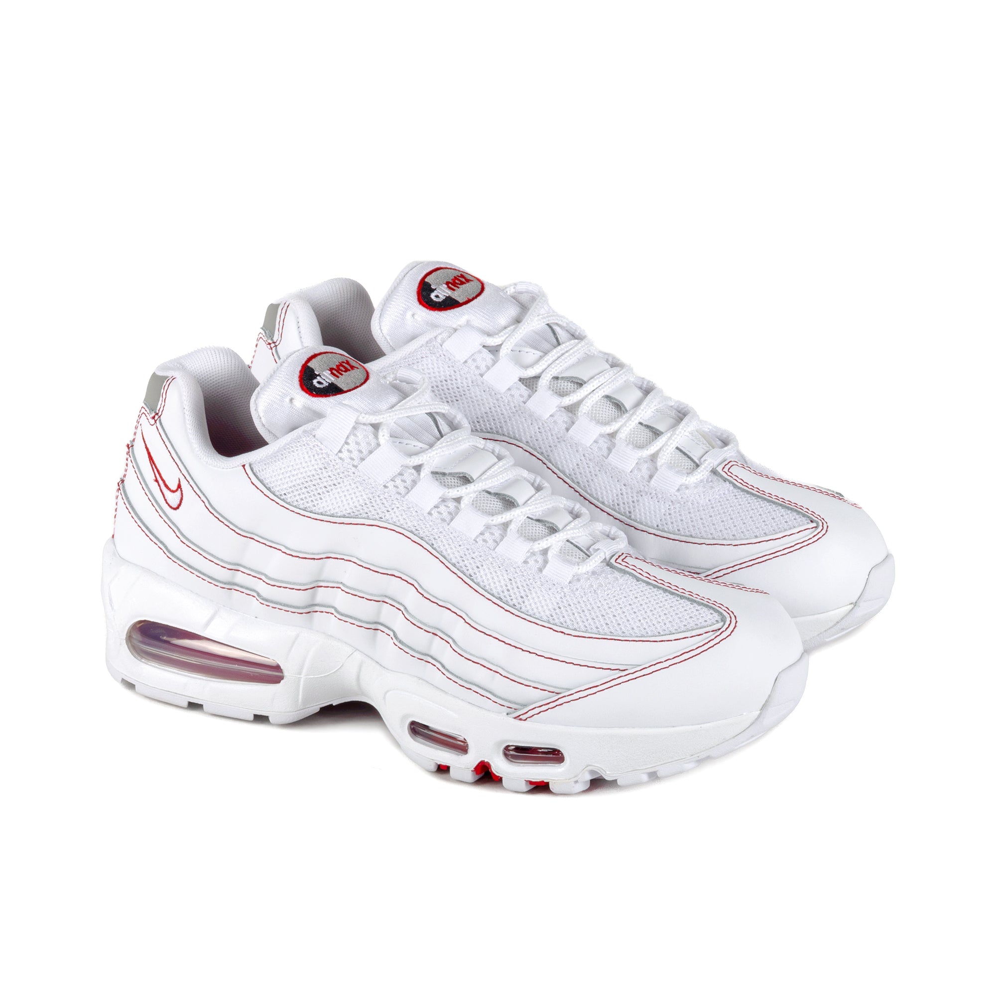 nike air max 95 grey red