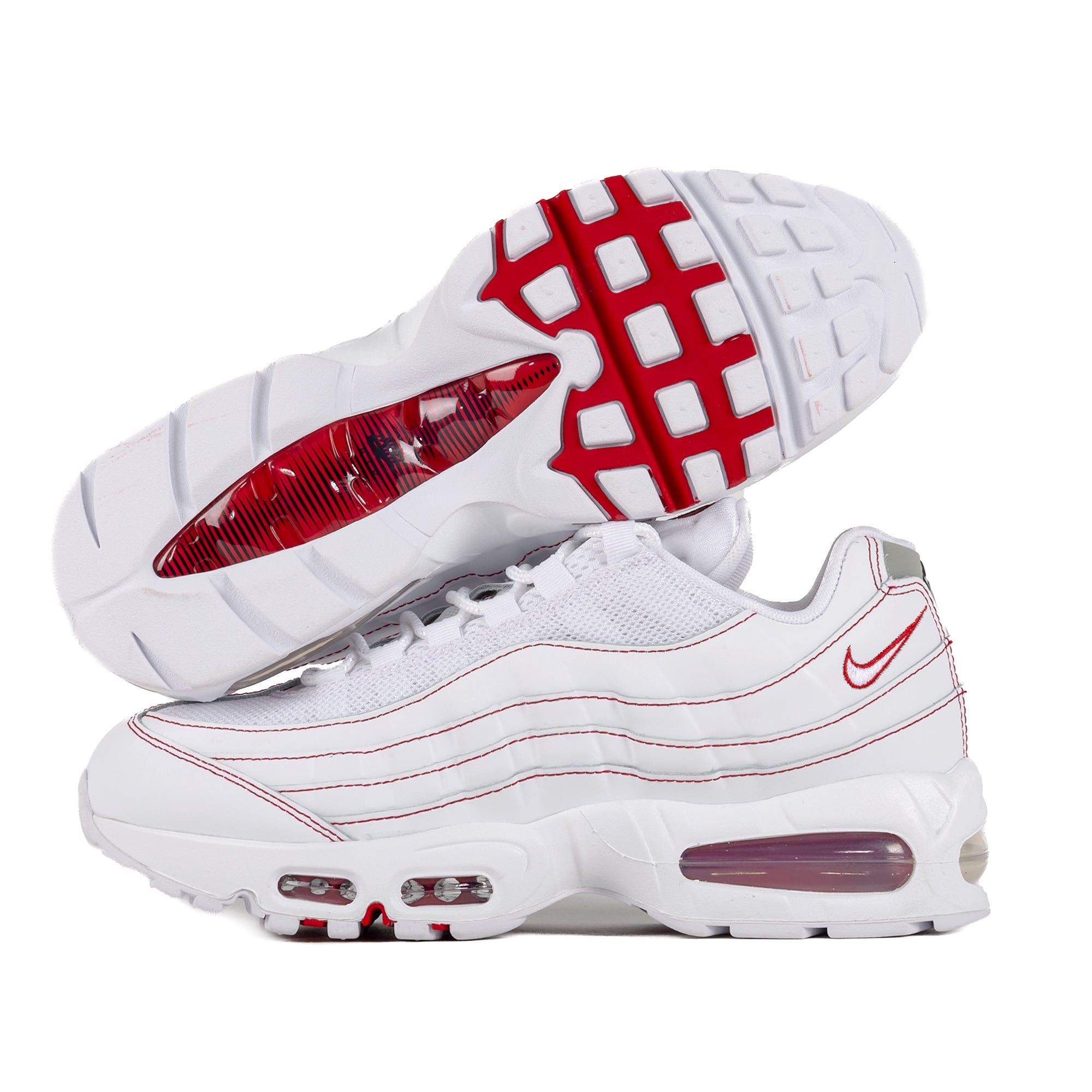 Nike Air Max 95 OG White/White/University Red/Wolf Grey IB7936-100