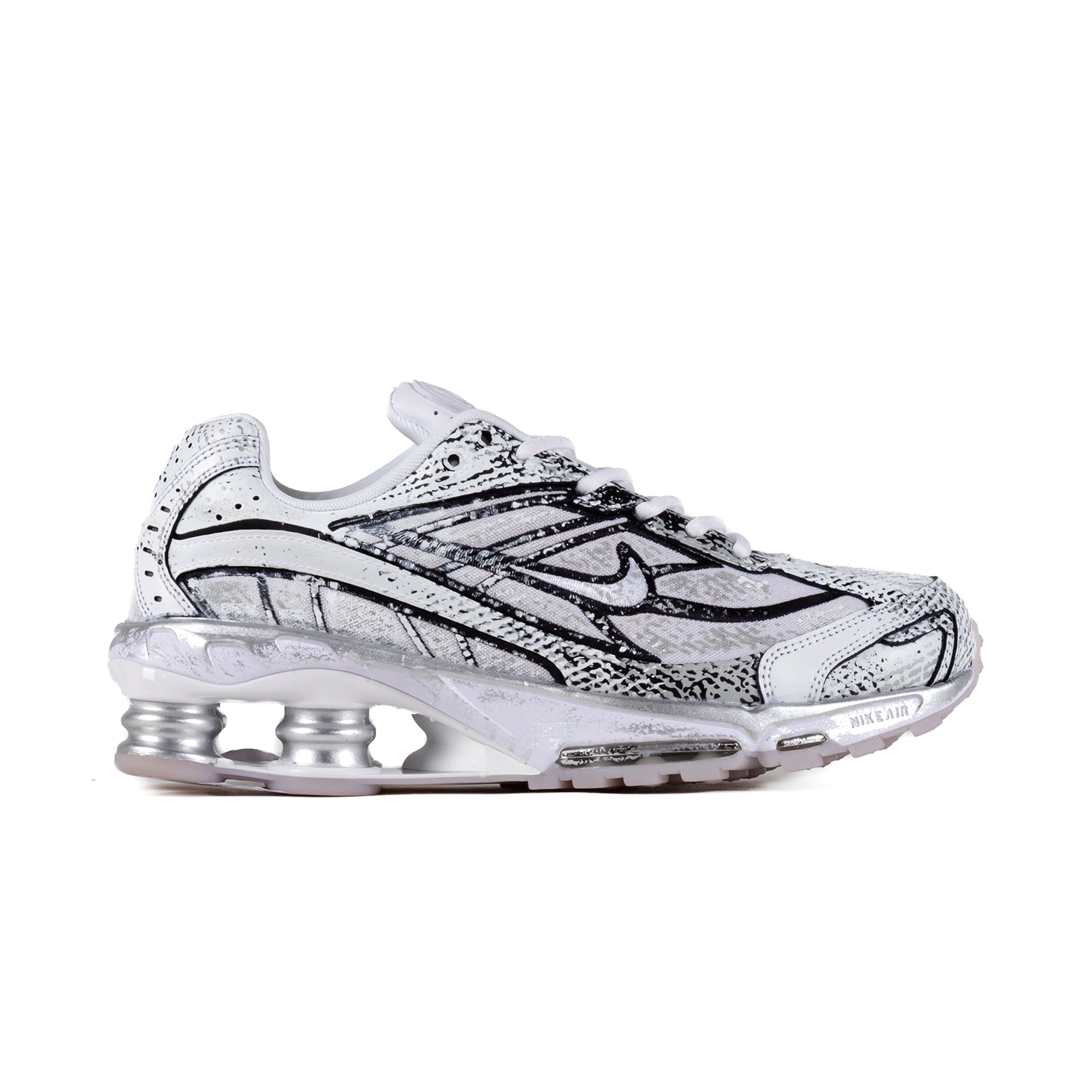 Nike Shox Ride 2 White/Metallic Platinum/Black/Flt Gold IB8174-100