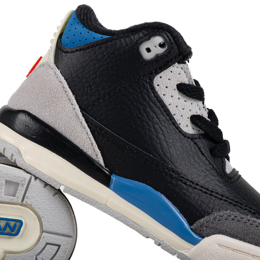 Nike Air Jordan 3 Retro OG (TD) Black/Chile Red/Neutral Grey IB8966-004