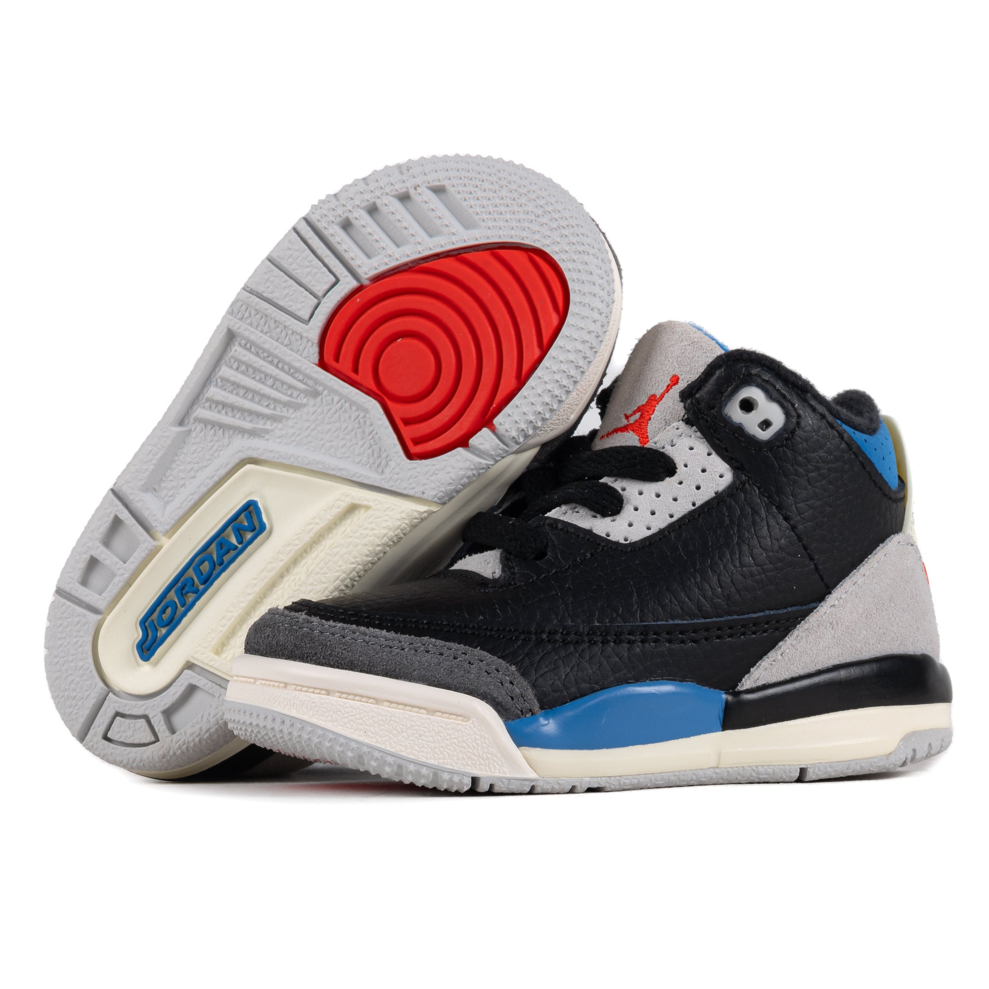 Nike Air Jordan 3 Retro OG (TD) Black/Chile Red/Neutral Grey IB8966-004