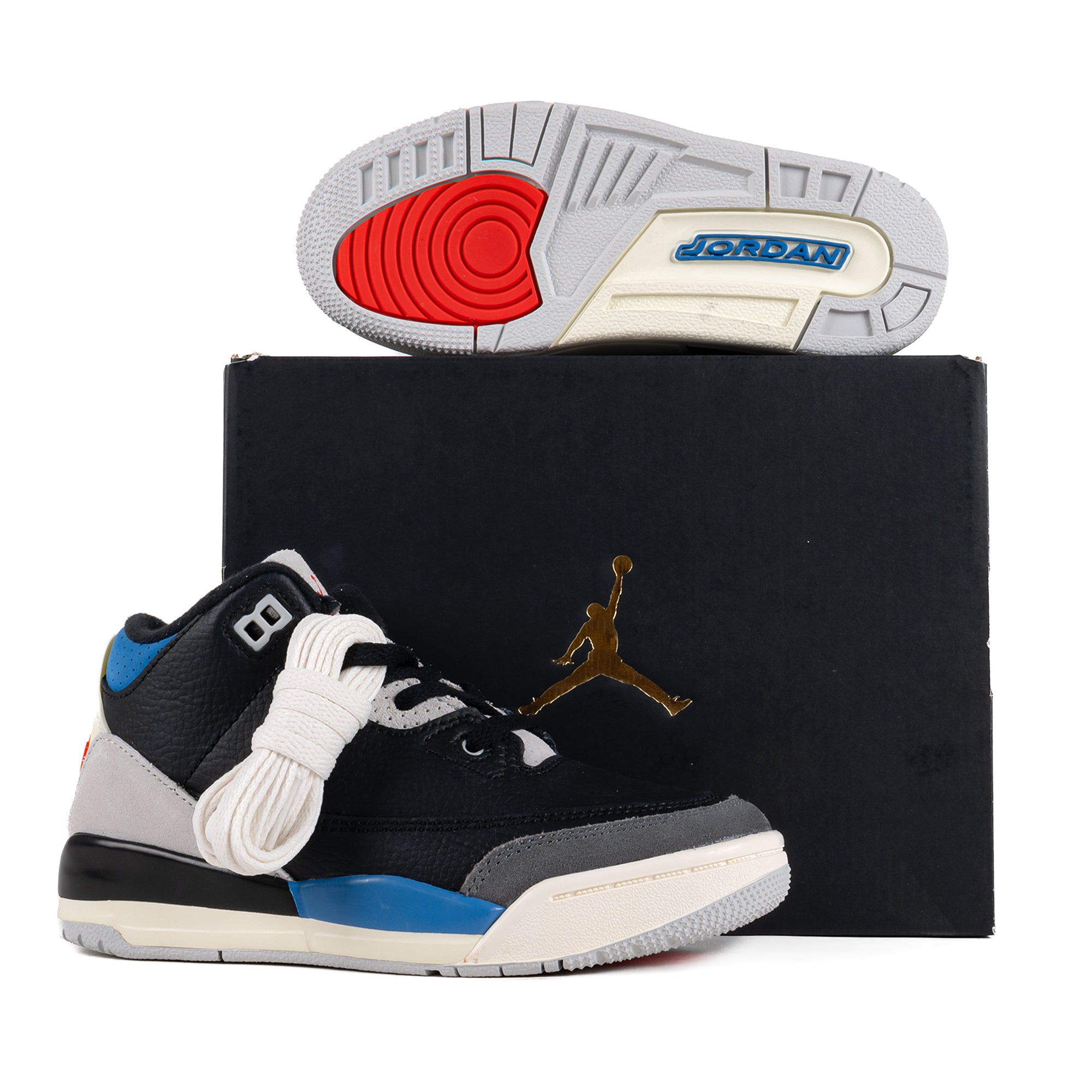 Nike Air Jordan 3 Retro OG (PS) Black/Chile Red/Neutral Grey IB8969-004
