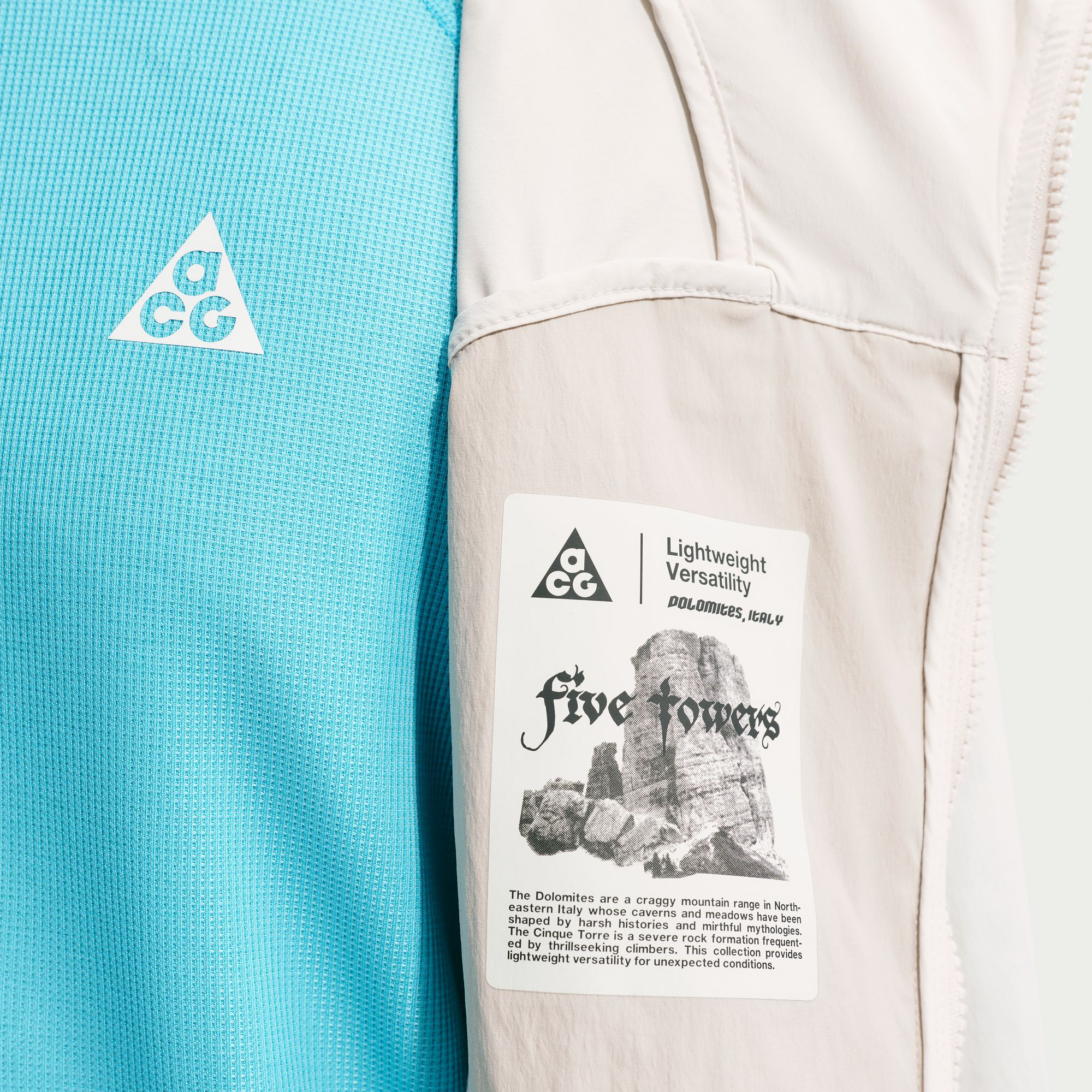 Nike ACG "Five Towers" UV Jacket Lt Orewood Brn/Cream Ii/Summit White IF0959-104