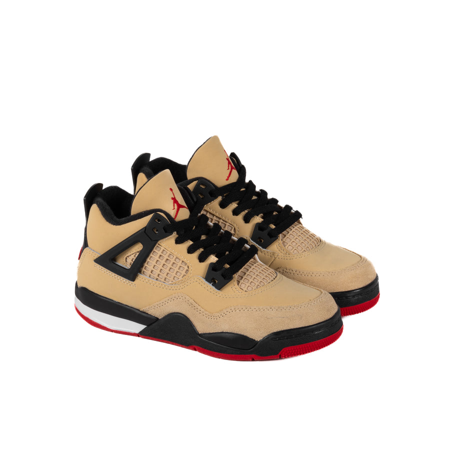 Nike Air Jordan 4 Retro "Pizza" (PS) Sesame/Fire Red/Black/White IH2093-200