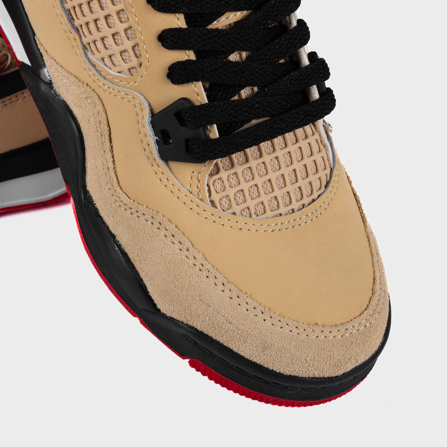 Nike Air Jordan 4 Retro "Pizza" (PS) Sesame/Fire Red/Black/White IH2093-200