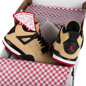 Nike Air Jordan 4 Retro "Pizza" (PS) Sesame/Fire Red/Black/White IH2093-200