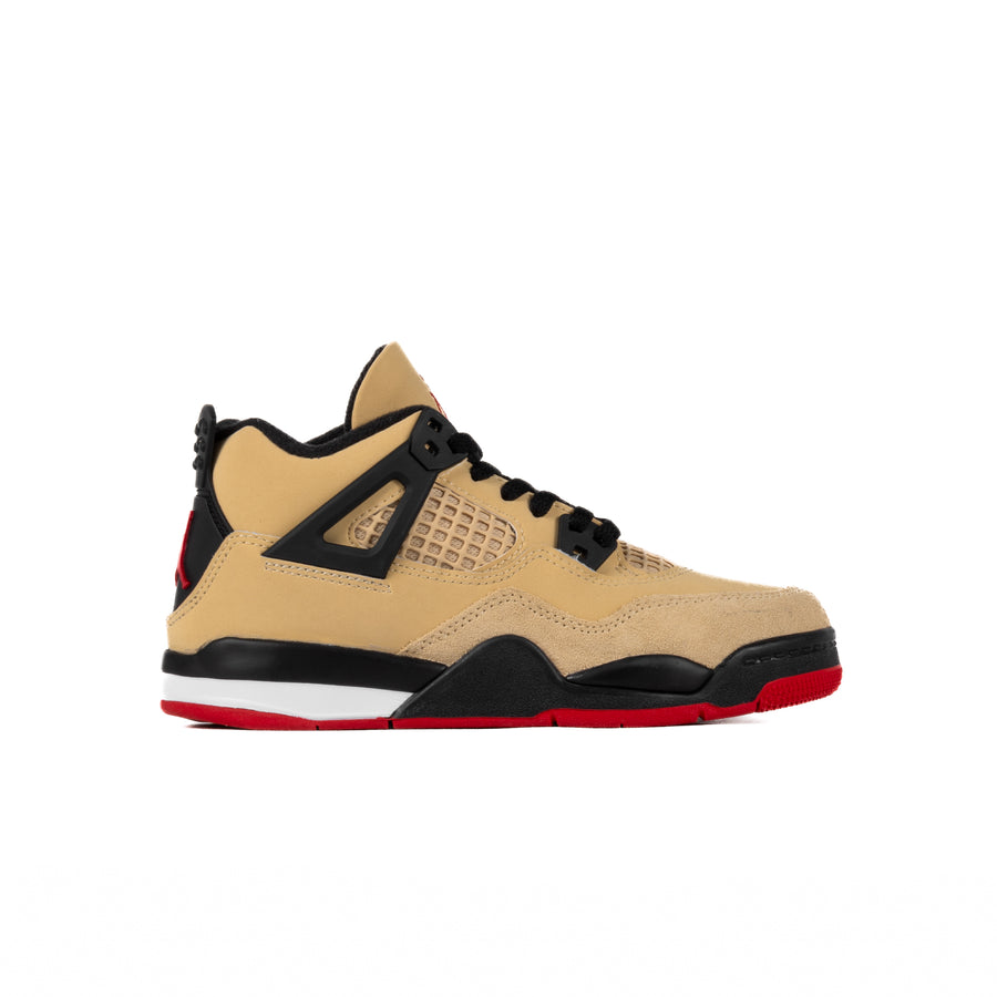 Nike Air Jordan 4 Retro "Pizza" (PS) Sesame/Fire Red/Black/White IH2093-200
