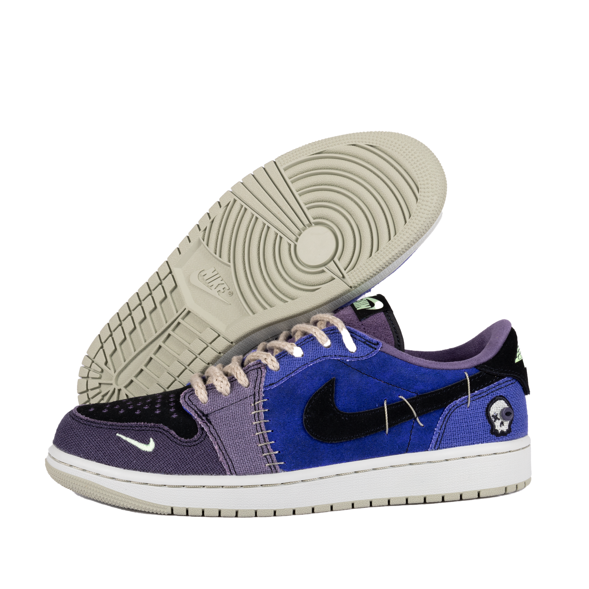 Nike Air Jordan 1 Retro Low OG Regency Purple/Vapor Green/Black IH2309-500