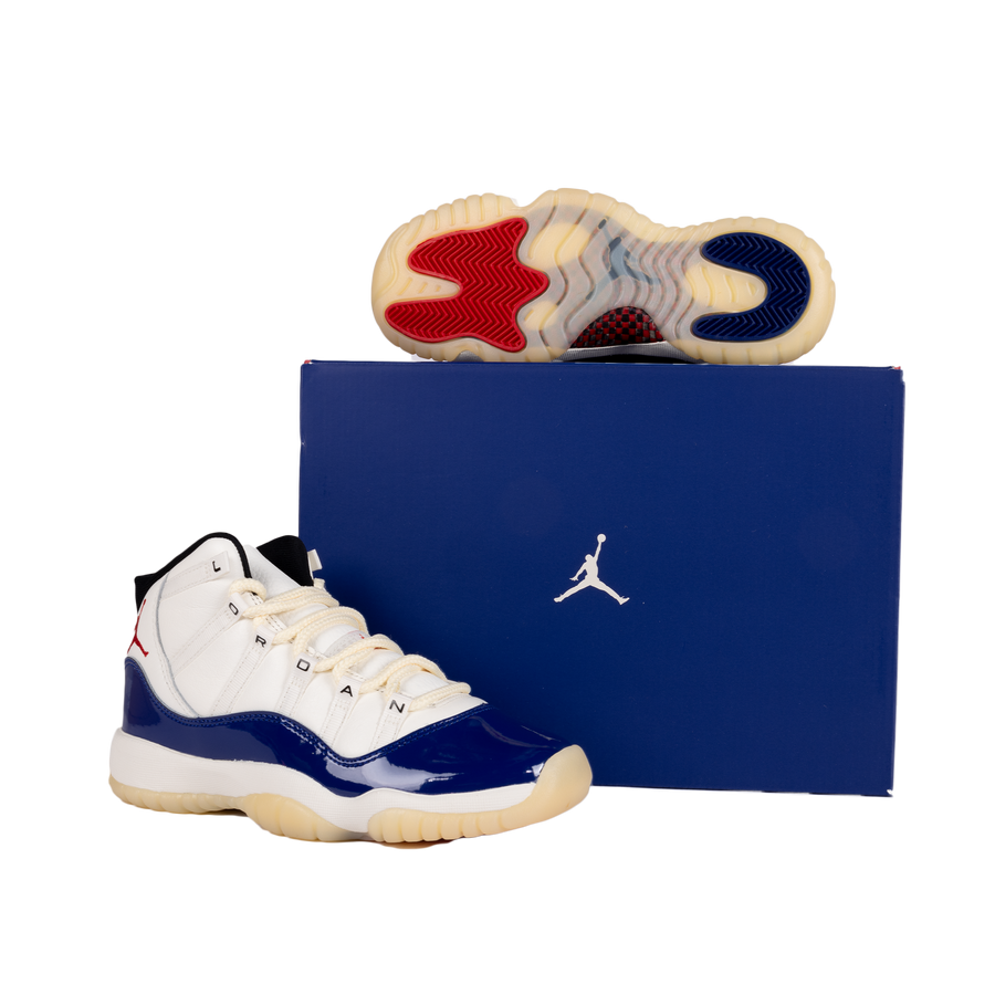 Nike Air Jordan 11 Retro RA (GS) Deep Royal Blue/Fire Red/Sail/Black IH2364-400