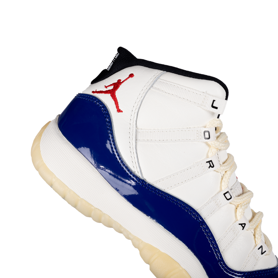 Nike Air Jordan 11 Retro RA (GS) Deep Royal Blue/Fire Red/Sail/Black IH2364-400