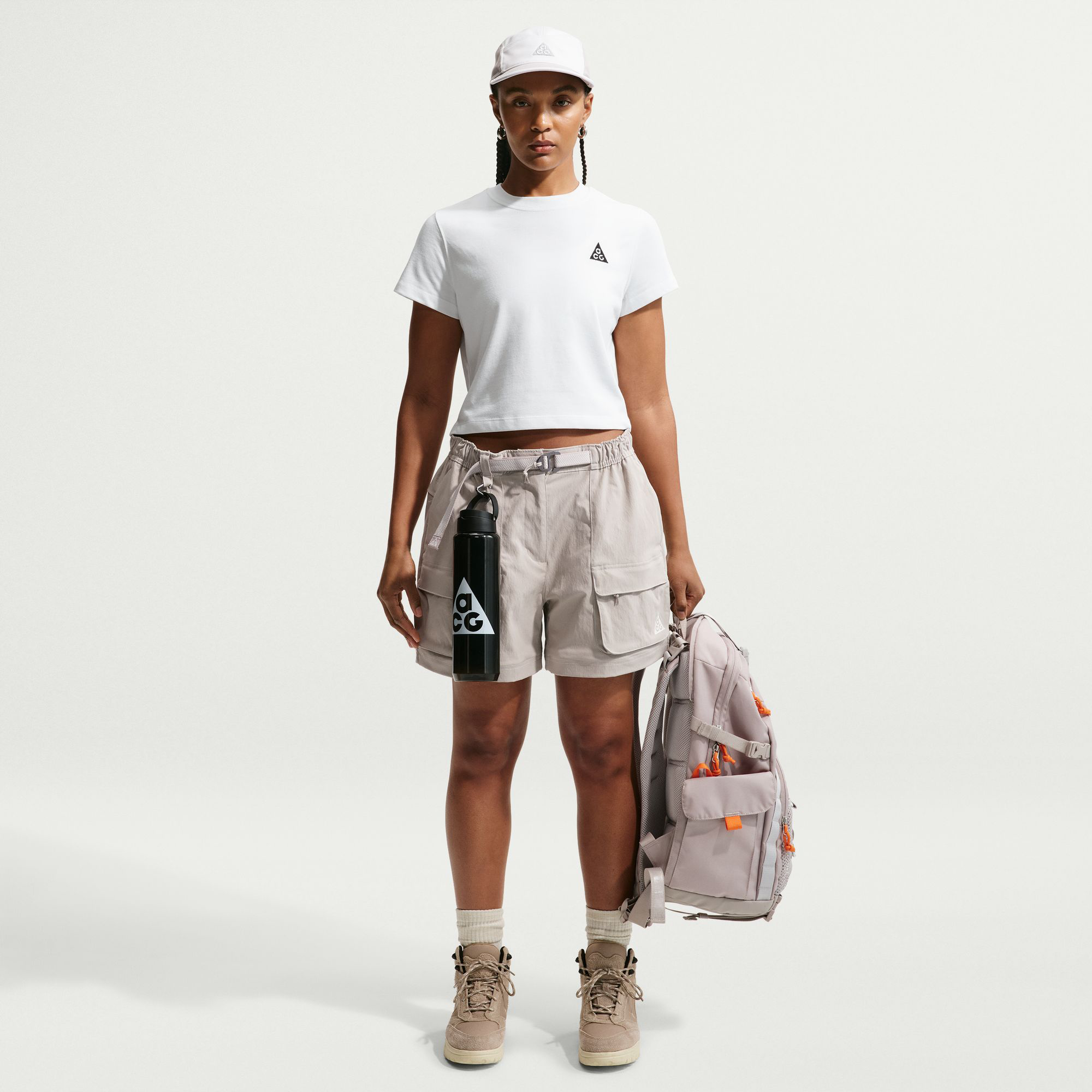 Nike ACG Women's Dri-FIT Short-Sleeve Top Summit White/Black II7283-121