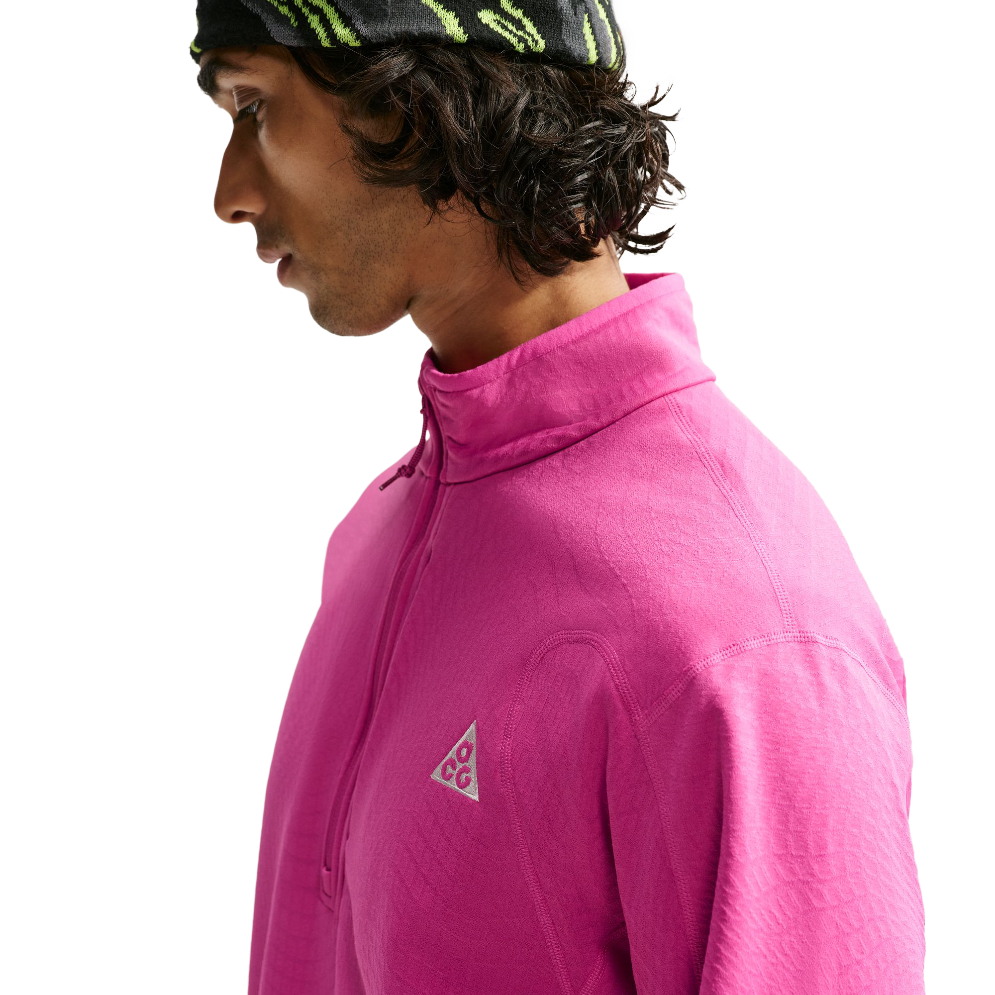 Nike ACG "Wolf Grid" Therma-FIT 1/2-Zip Top Desert Pink/Summit White IM4233-698