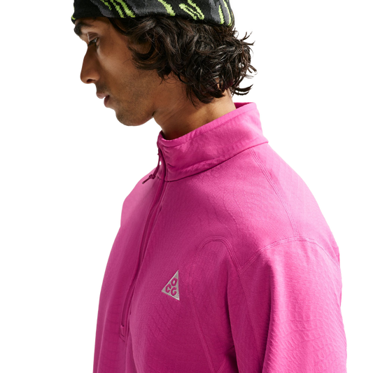 Nike ACG "Wolf Grid" Therma-FIT 1/2-Zip Top Desert Pink/Summit White IM4233-698