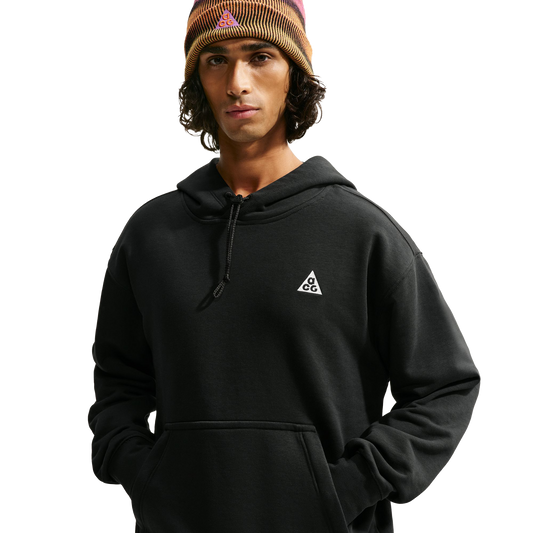 Nike ACG "Tuff Fleece" Dri-FIT Lightweight Pullover Hoodie Black/Summit White IM4275-010