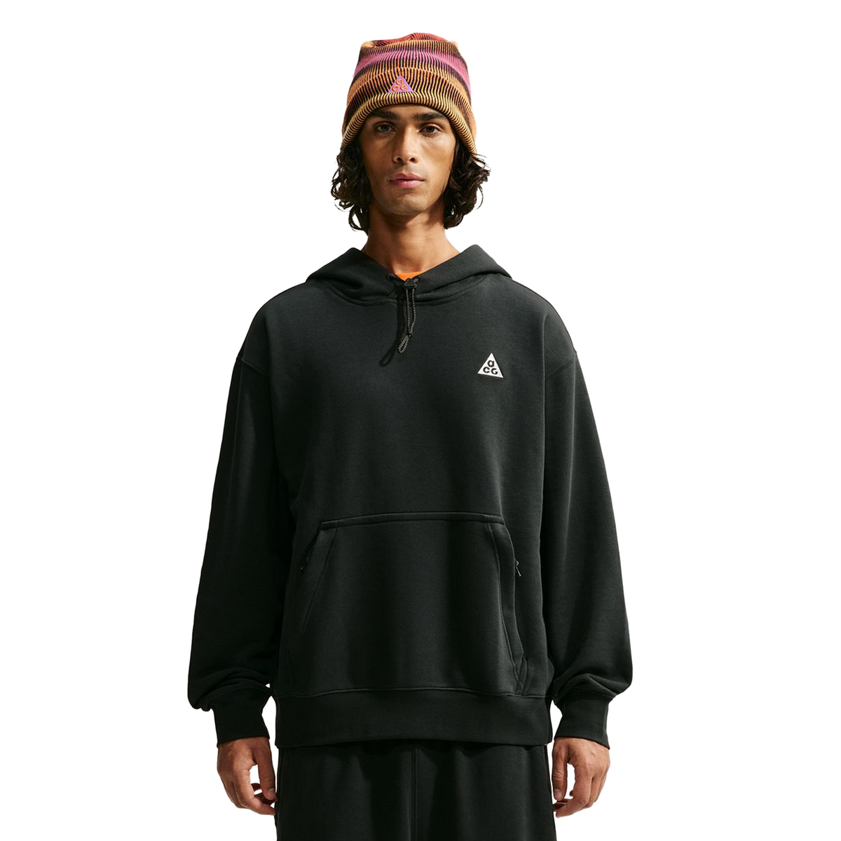 Nike ACG "Tuff Fleece" Dri-FIT Lightweight Pullover Hoodie Black/Summit White IM4275-010