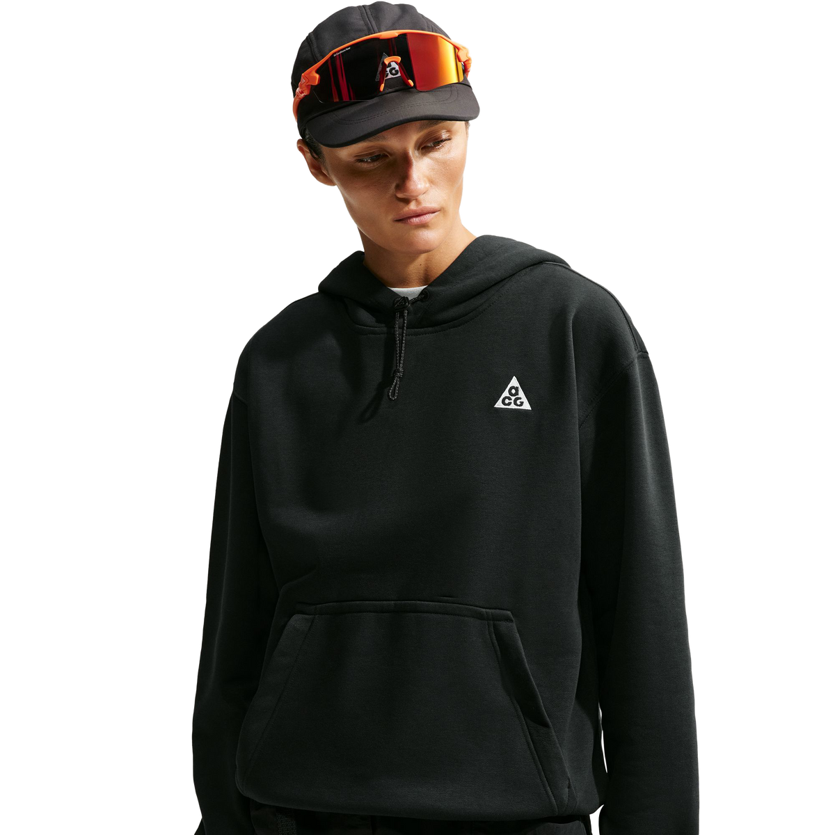 Nike ACG "Tuff Fleece" Dri-FIT Lightweight Pullover Hoodie Black/Summit White IM4275-010