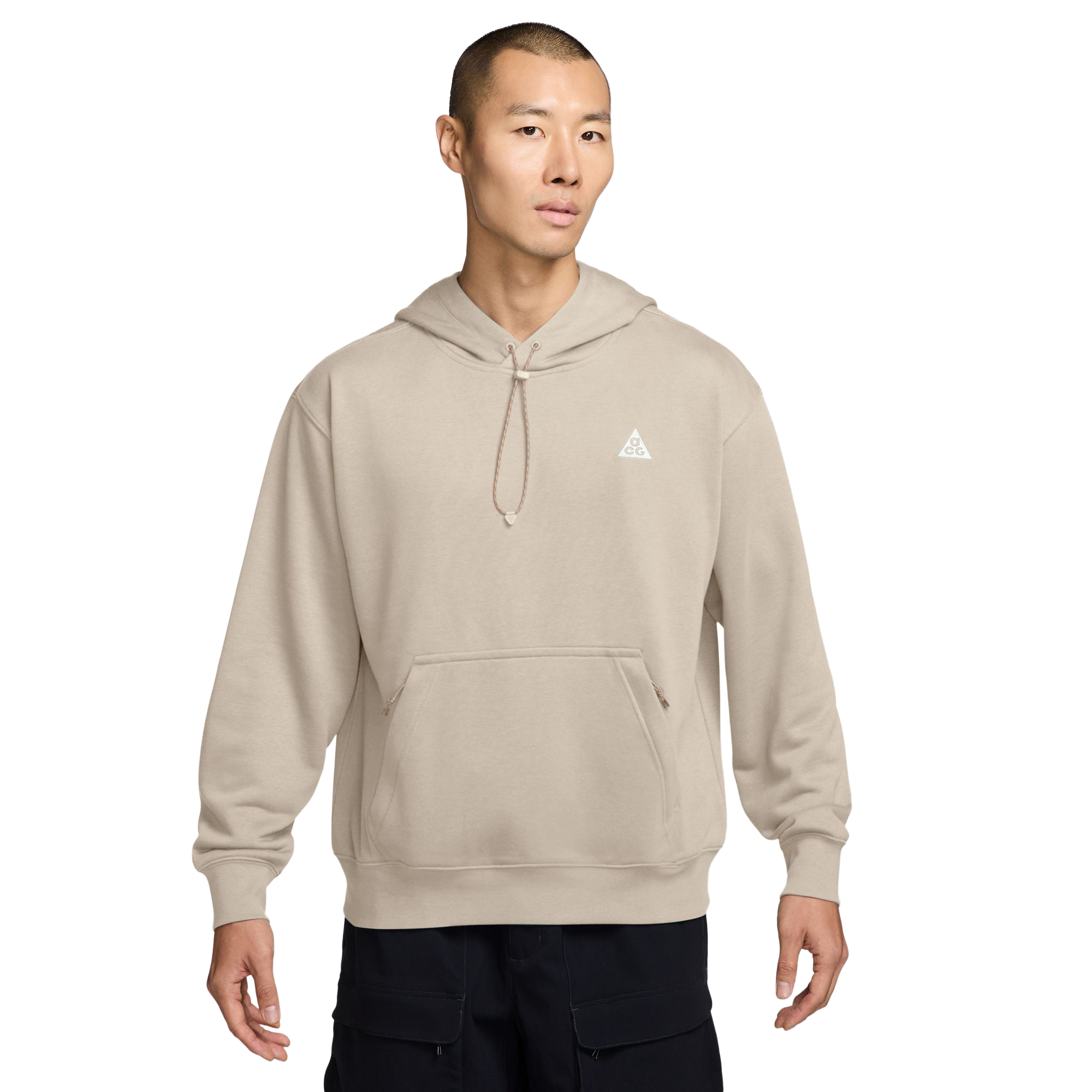 Nike ACG "Tuff Fleece" Dri-FIT Lightweight Pullover Hoodie Lt Orewood Brn/Summit White IM4275-104