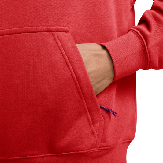 Nike ACG "Tuff Fleece" Dri-FIT Lightweight Pullover Hoodie Lt Crimson/Summit White IM4275-696