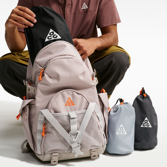 Nike ACG Stuff Sack 3-Pack 8L Black/Safety Orange/S White IM5022-010