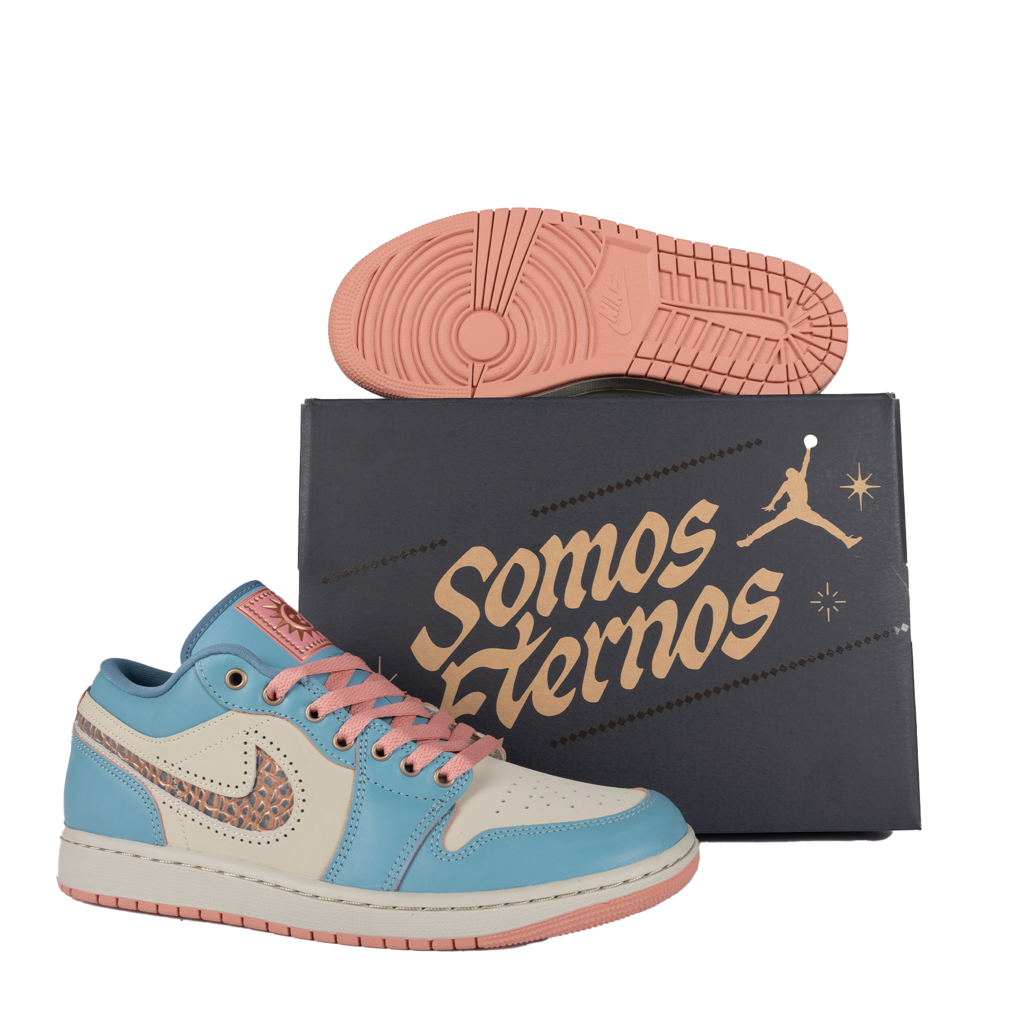 Nike Air Jordan 1 Low SE Denim Turq/Smokey Blue/Red Stardust IM8120-464