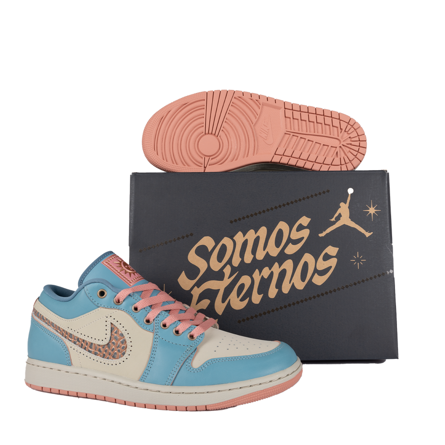 Nike Air Jordan 1 Low SE Denim Turq/Smokey Blue/Red Stardust IM8120-464