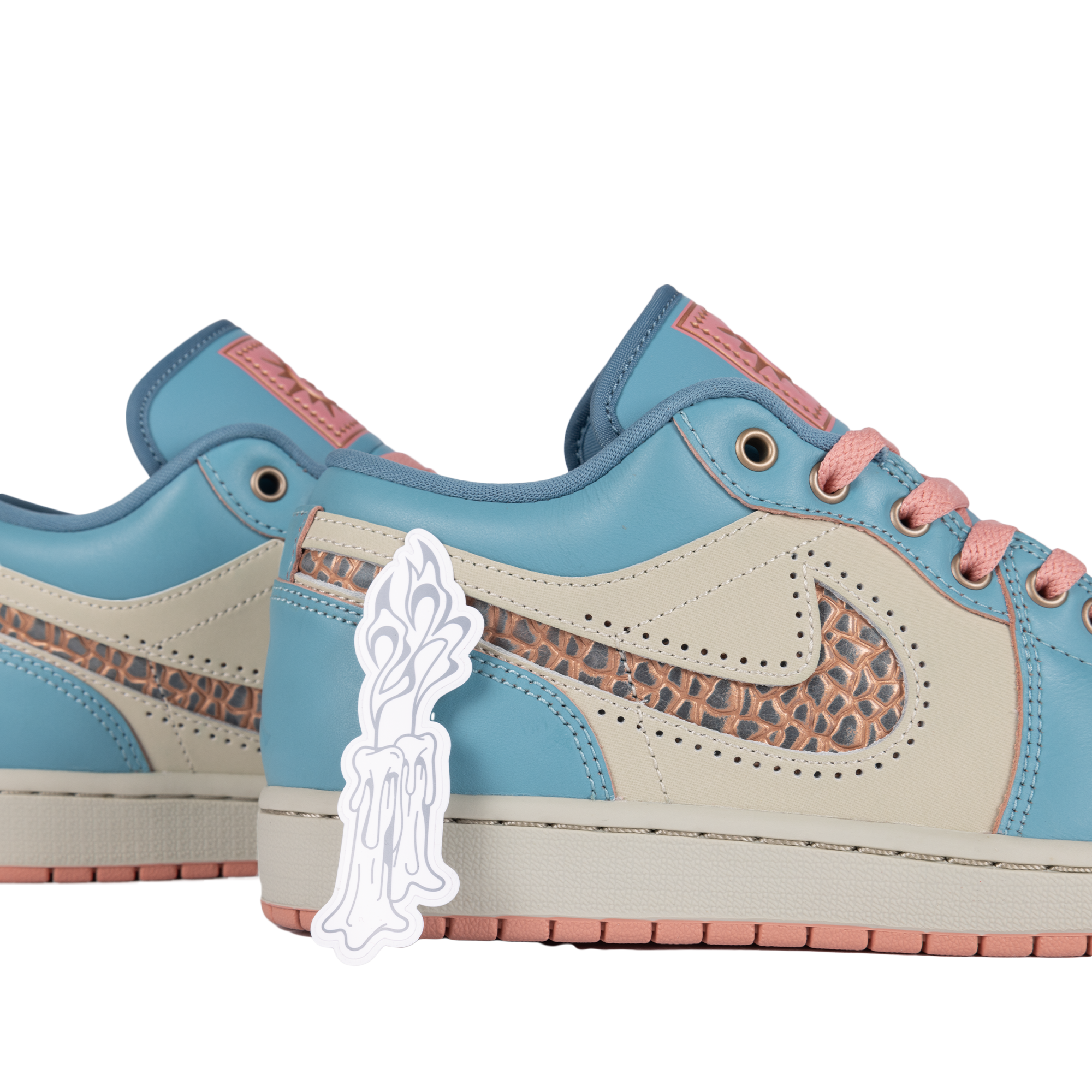 Nike Air Jordan 1 Low SE Denim Turq/Smokey Blue/Red Stardust IM8120-464