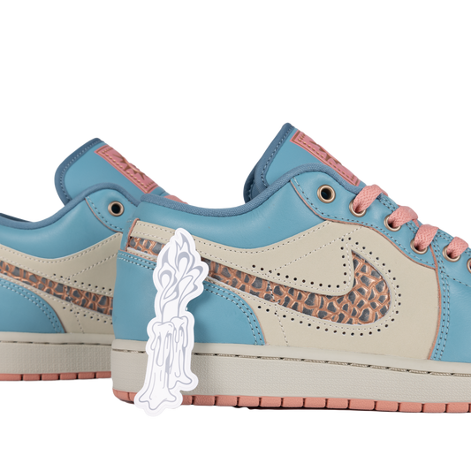 Nike Air Jordan 1 Low SE Denim Turq/Smokey Blue/Red Stardust IM8120-464