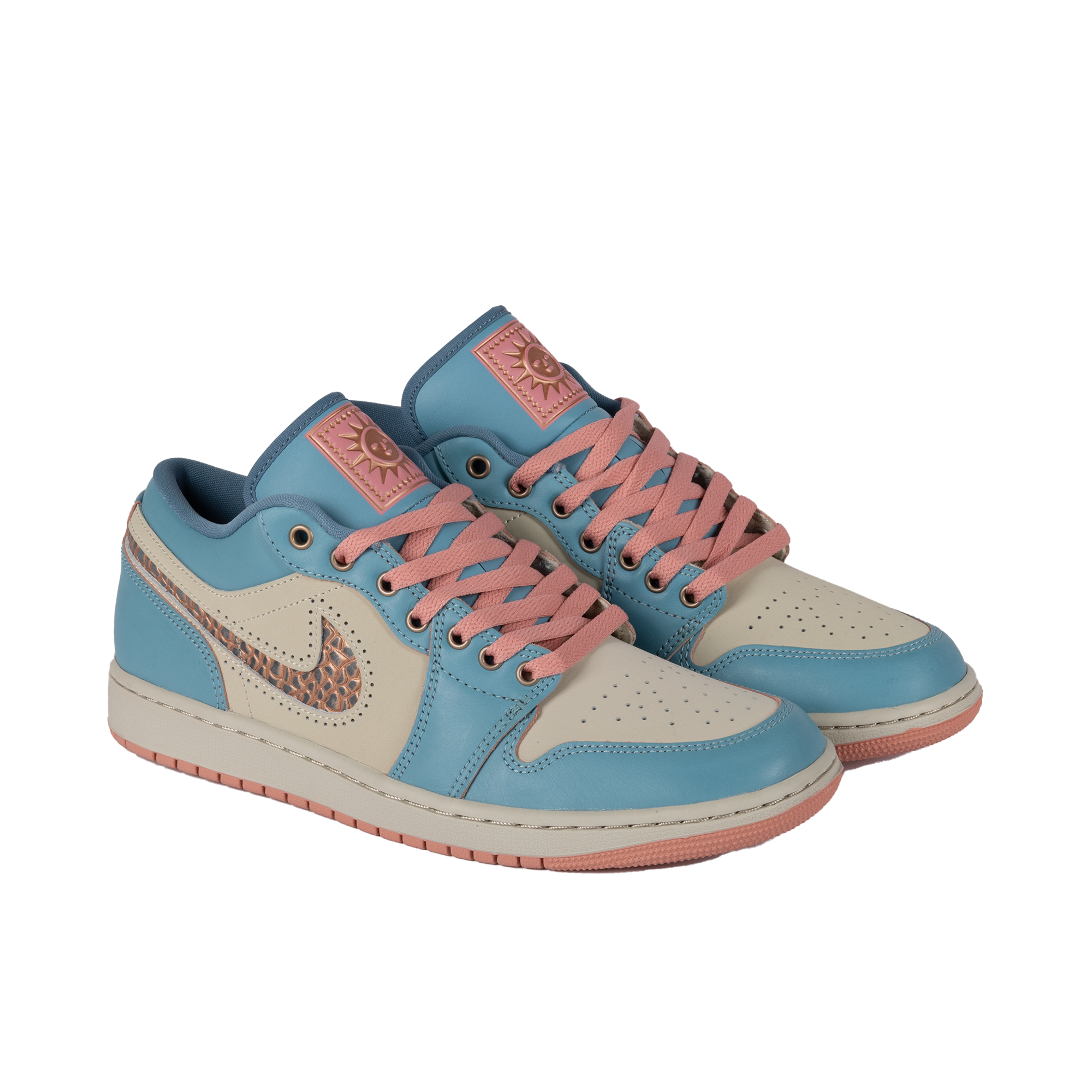 Nike Air Jordan 1 Low SE Denim Turq/Smokey Blue/Red Stardust IM8120-464