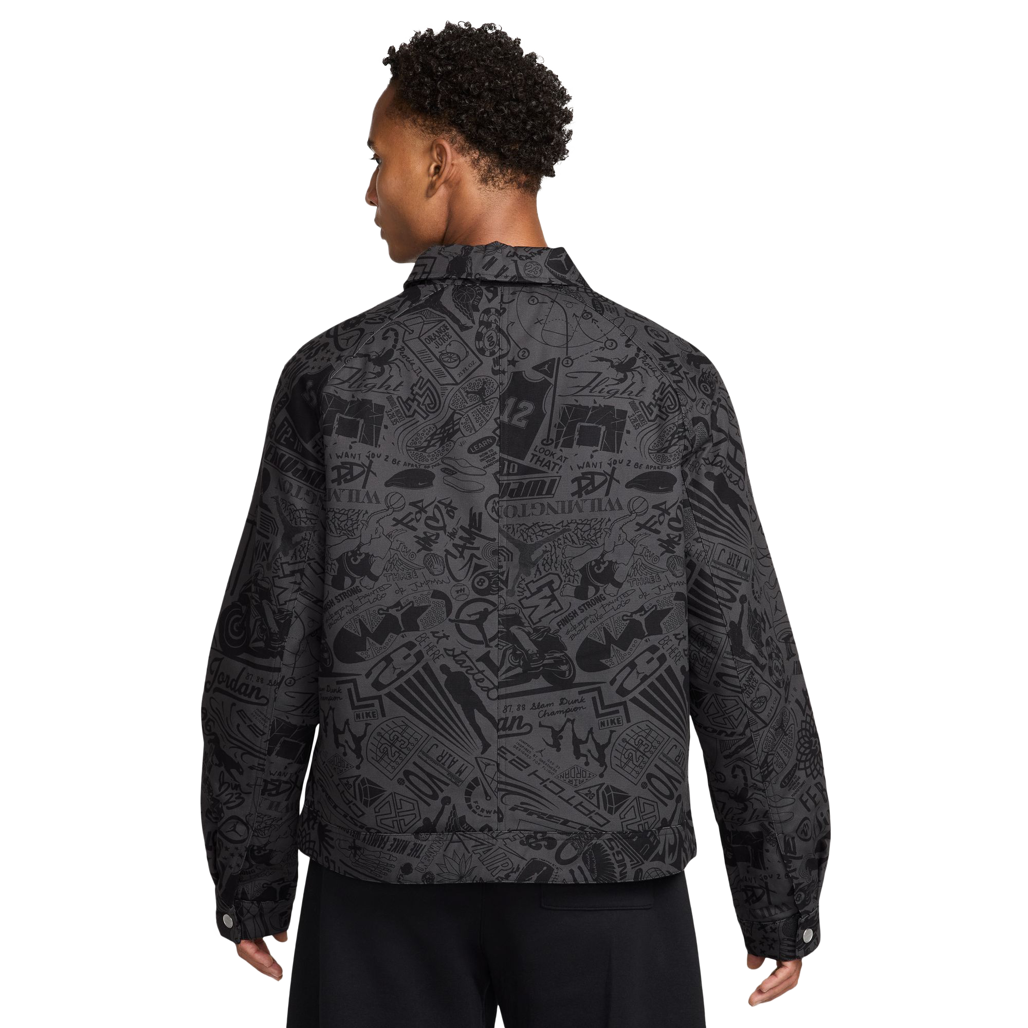 Nike Jordan Brooklyn Chore Jacket Black/University Red IM8989-010