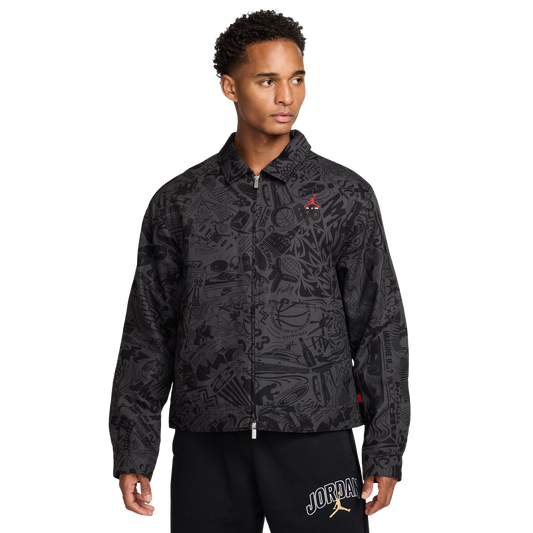 Nike Jordan Brooklyn Chore Jacket Black/University Red IM8989-010