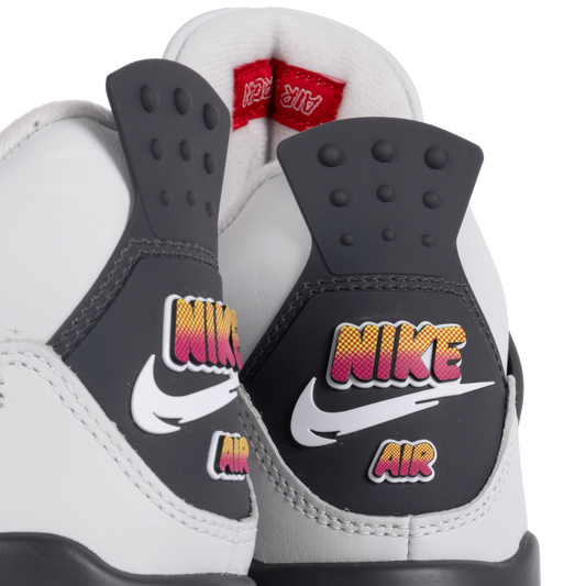 Nike Air Jordan 4 Retro "Comic" (GS) Neutral Grey/Fire Pink/Light Arctic Pink/Muslin/Fire Pink/Light Arctic Pink/Muslin IO2361-100