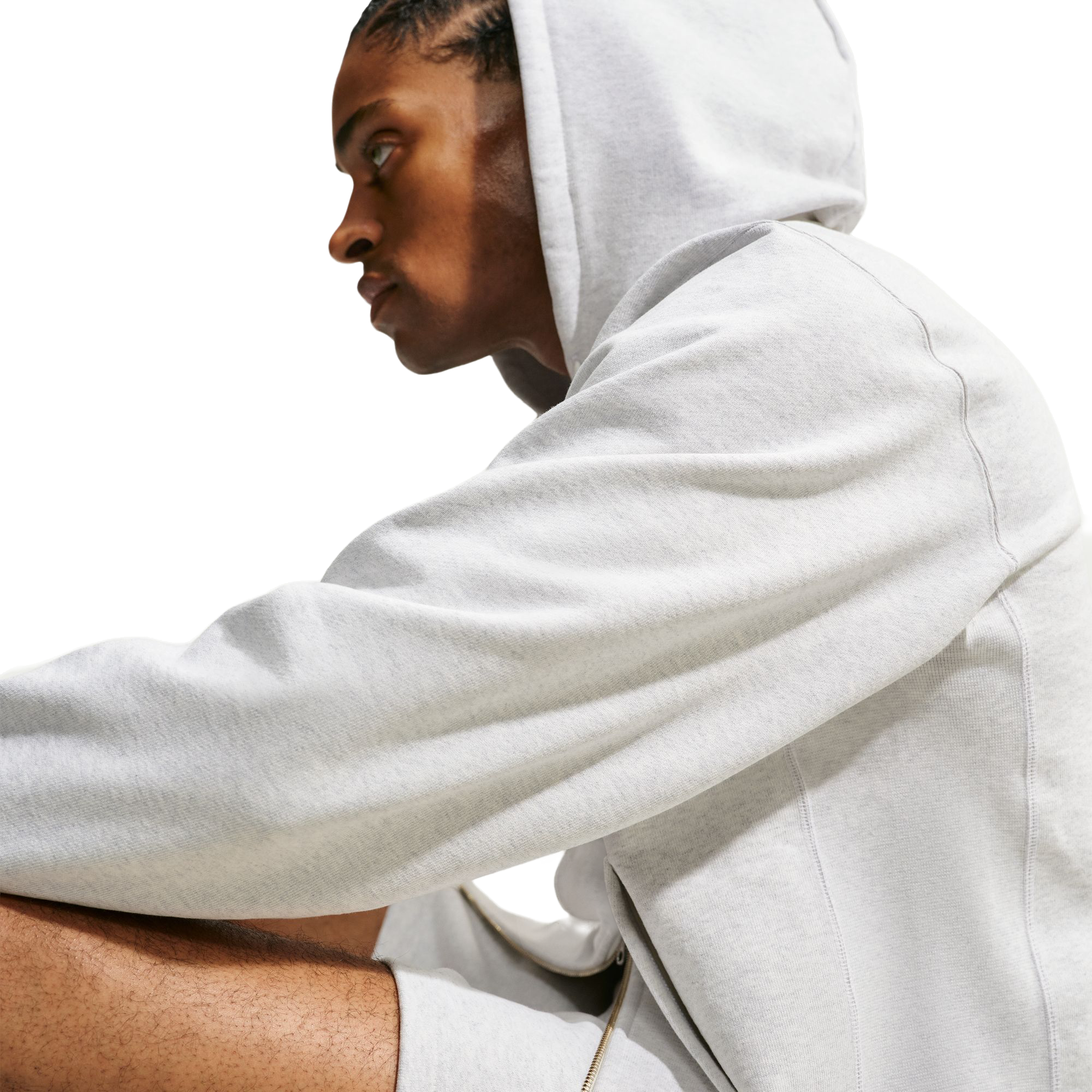 Nike Energy 560 Fleece Zip Hoodie Birch Heather IO8750-051