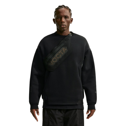 Nike NOCTA Trapezoid Cut Crew-Neck Sweatshirt Black/Refblk IO9014-010