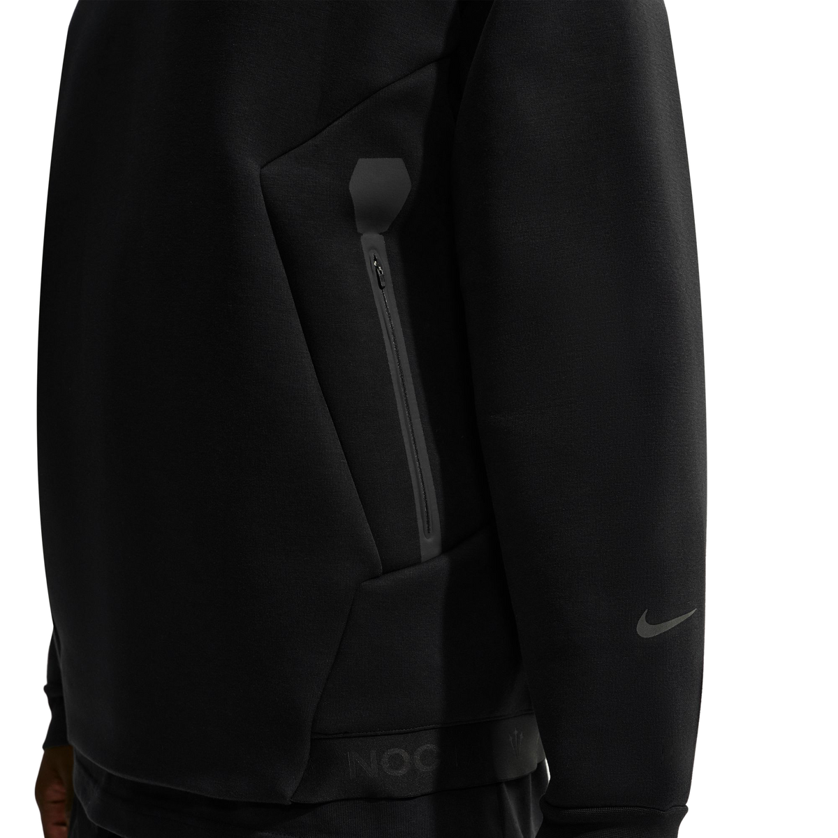 Nike NOCTA Trapezoid Cut Crew-Neck Sweatshirt Black/Refblk IO9014-010