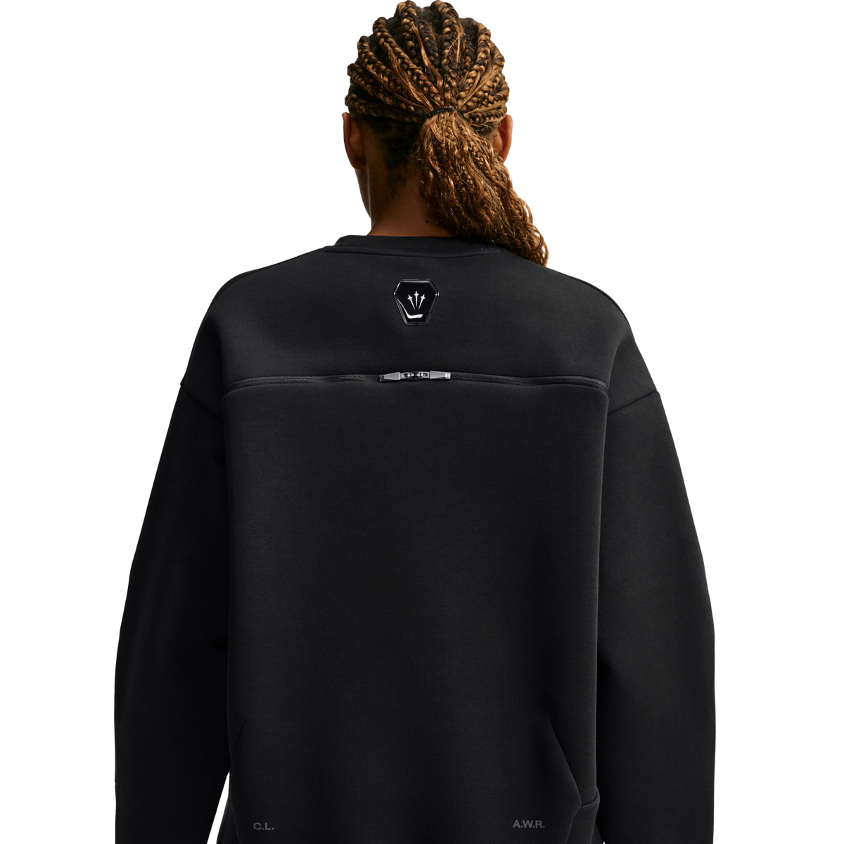 Nike NOCTA Trapezoid Cut Crew-Neck Sweatshirt Black/Refblk IO9014-010
