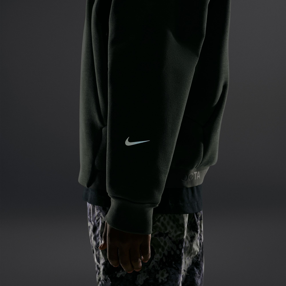 Nike NOCTA Trapezoid Cut Crew-Neck Sweatshirt Twilight Marsh/Refblk IO9014-385