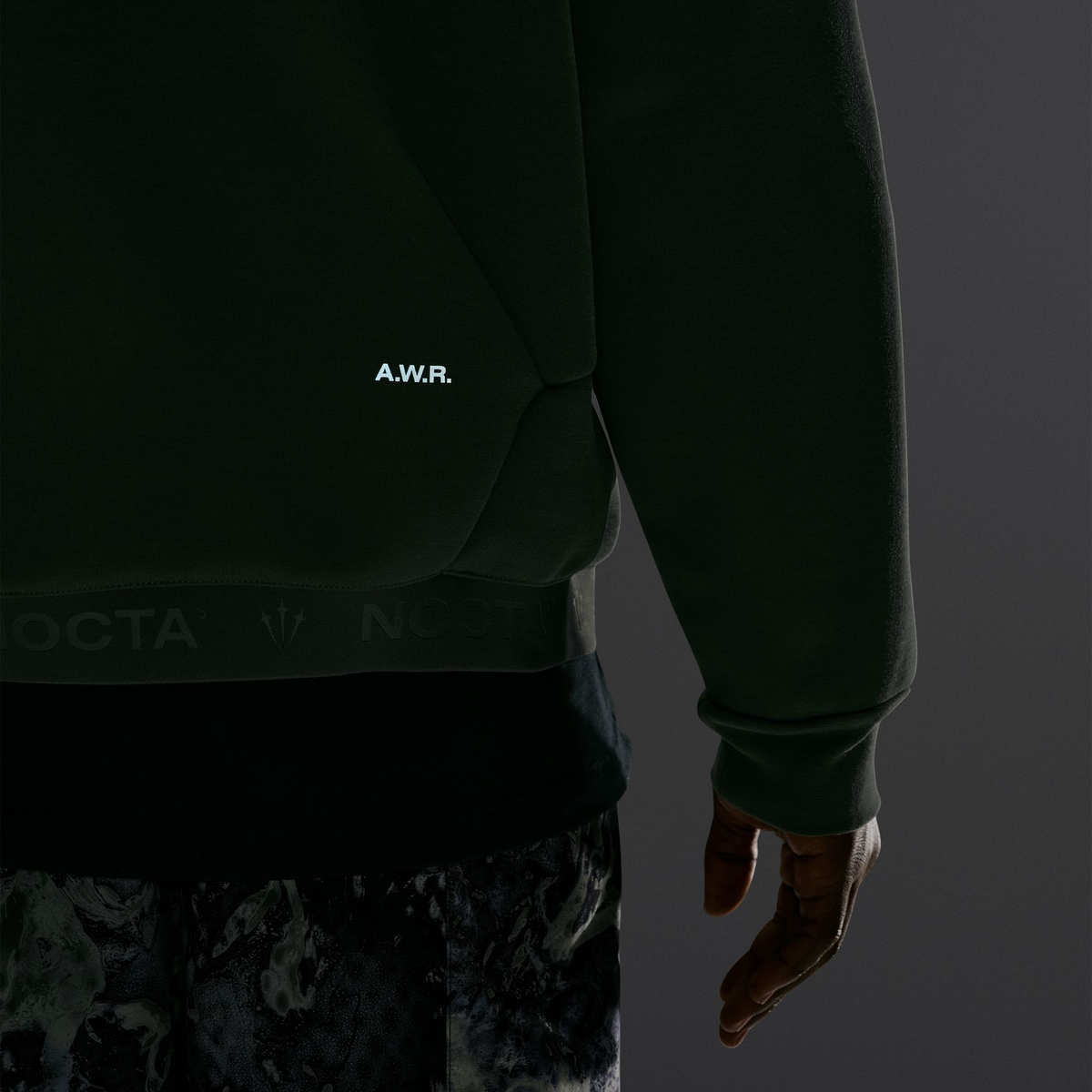 Nike NOCTA Trapezoid Cut Crew-Neck Sweatshirt Twilight Marsh/Refblk IO9014-385