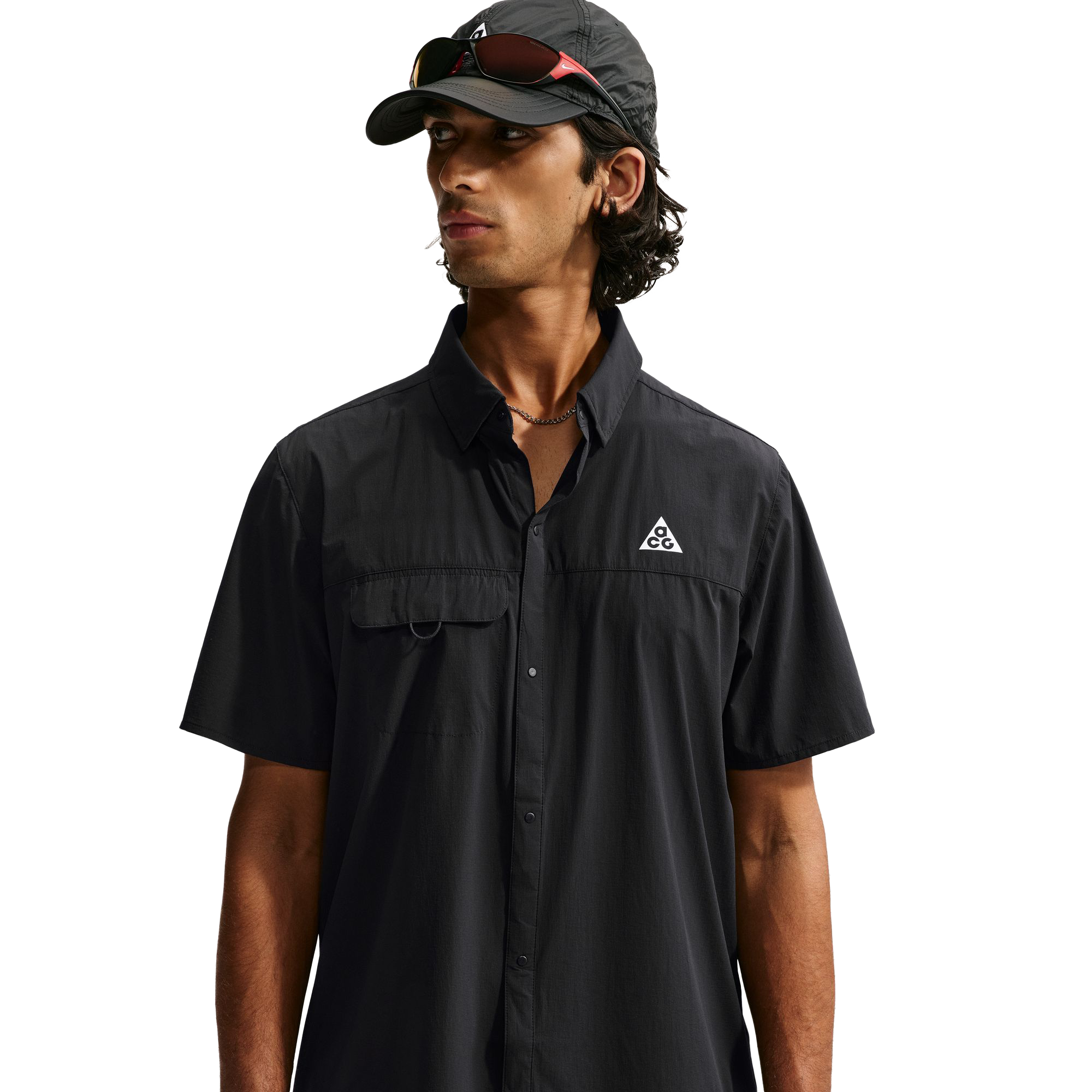 Nike ACG "Aireez" Button-Up Shirt Black/Summit White IQ4918-010
