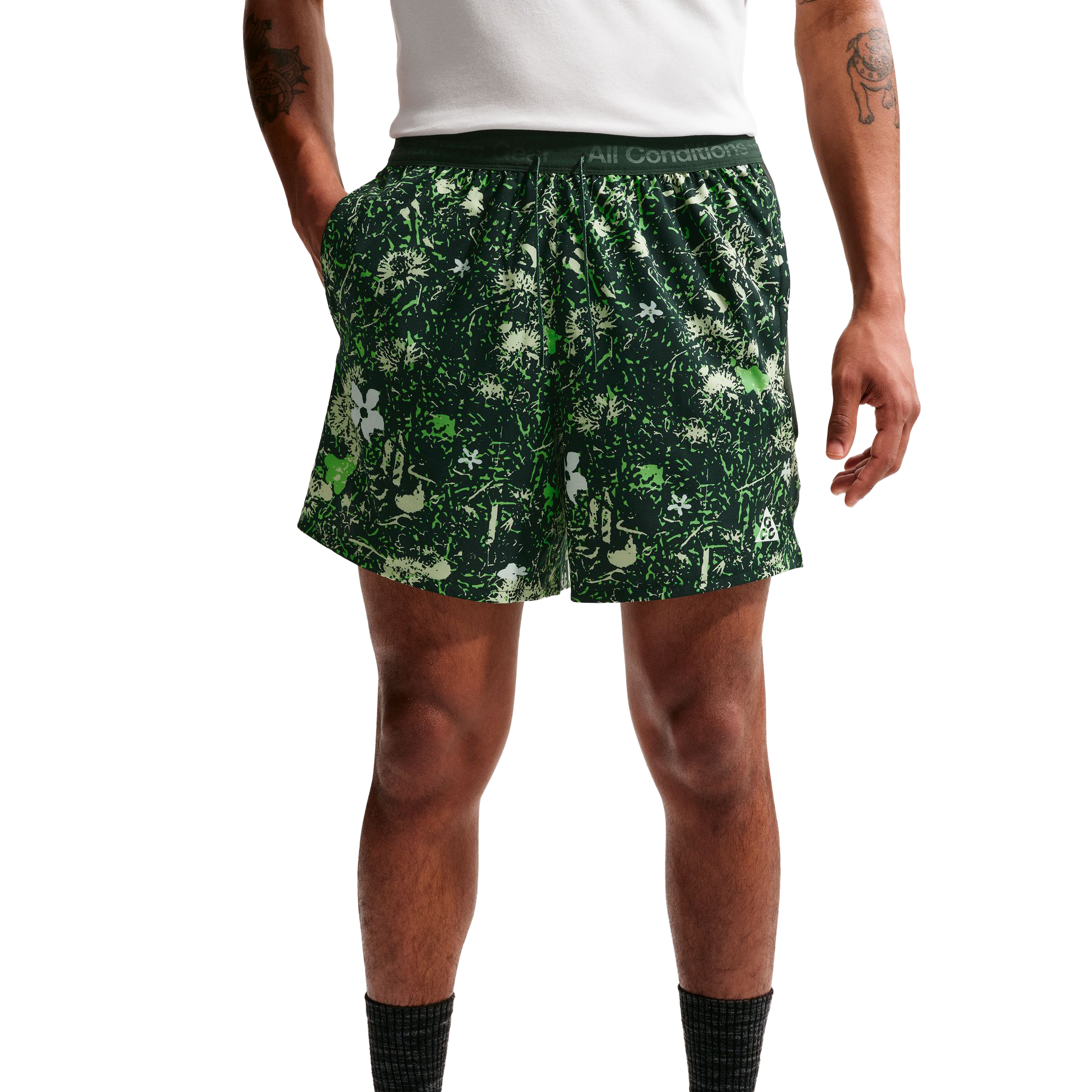 Nike ACG "Second Sunrise" Dri-FIT 6" Shorts Mean Green/Black Spruce IQ7686-307