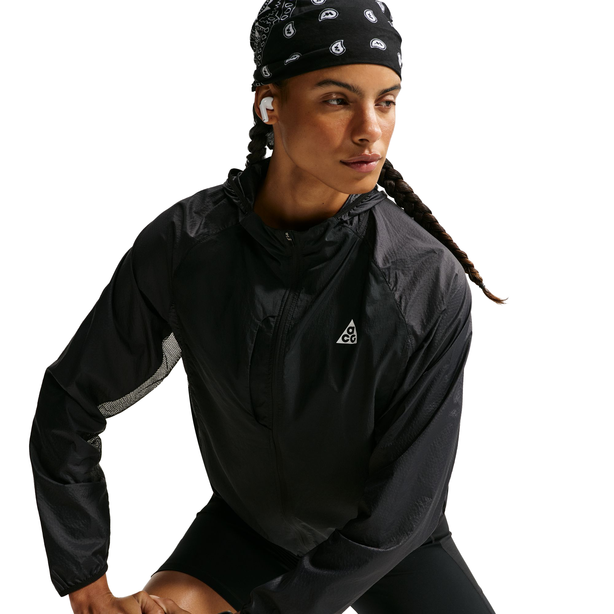 Nike ACG Women's "Aireez" UV Protection Jacket Black/Black/Summit White IQ8123-010